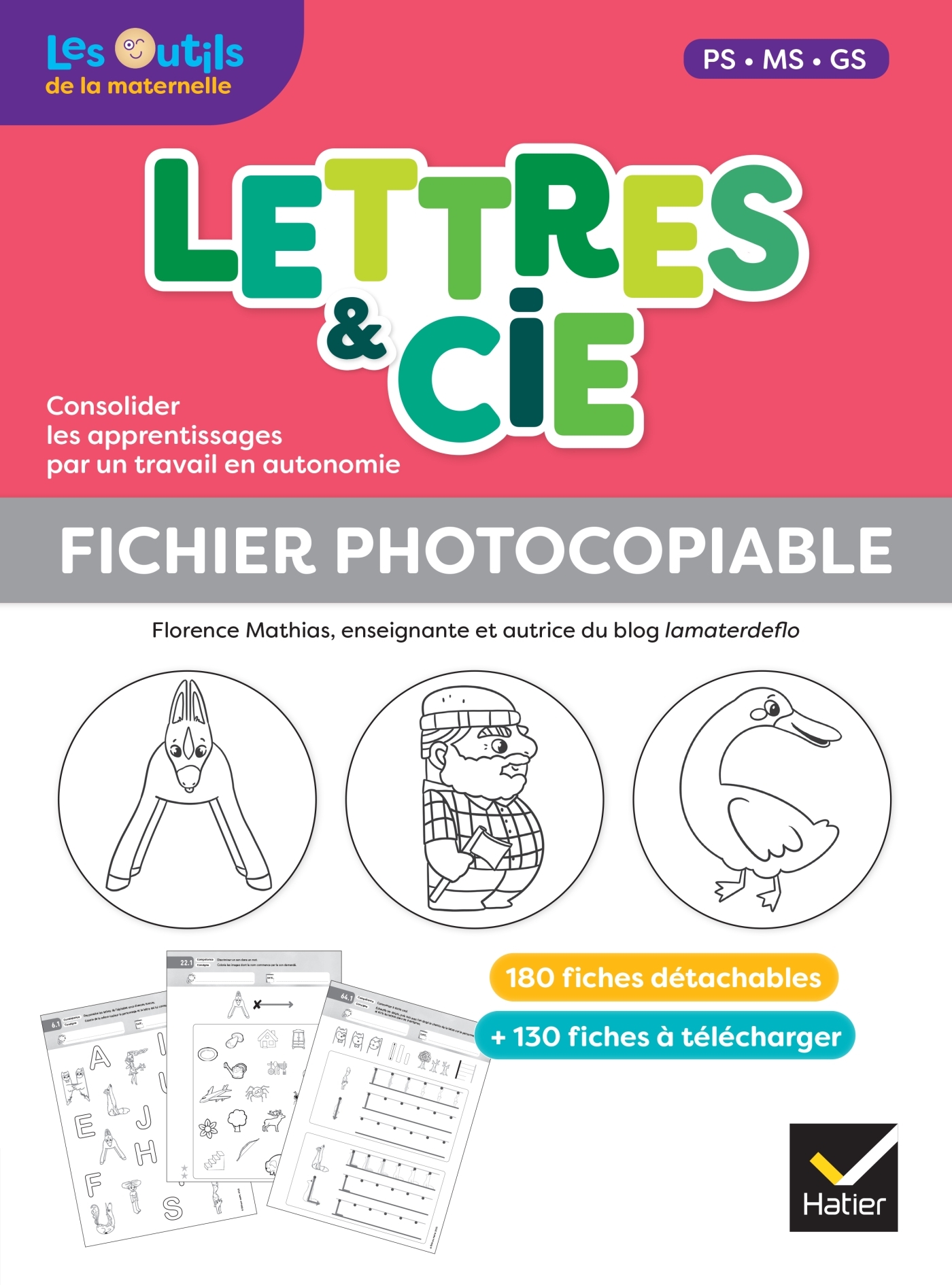 Lettres et Cie - Français PS-MS-GS - Ed. 2023 - Fiches photocopiables
