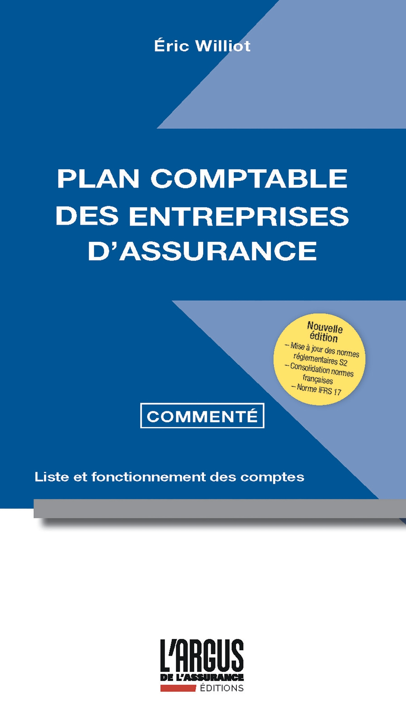 Plan comptable des entreprises d'assurance commenté