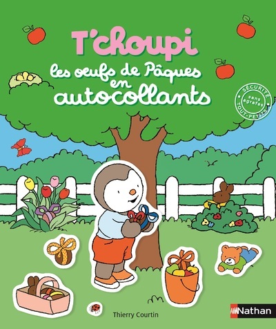 T'choupi Les oeufs de Pâques en autocollants
