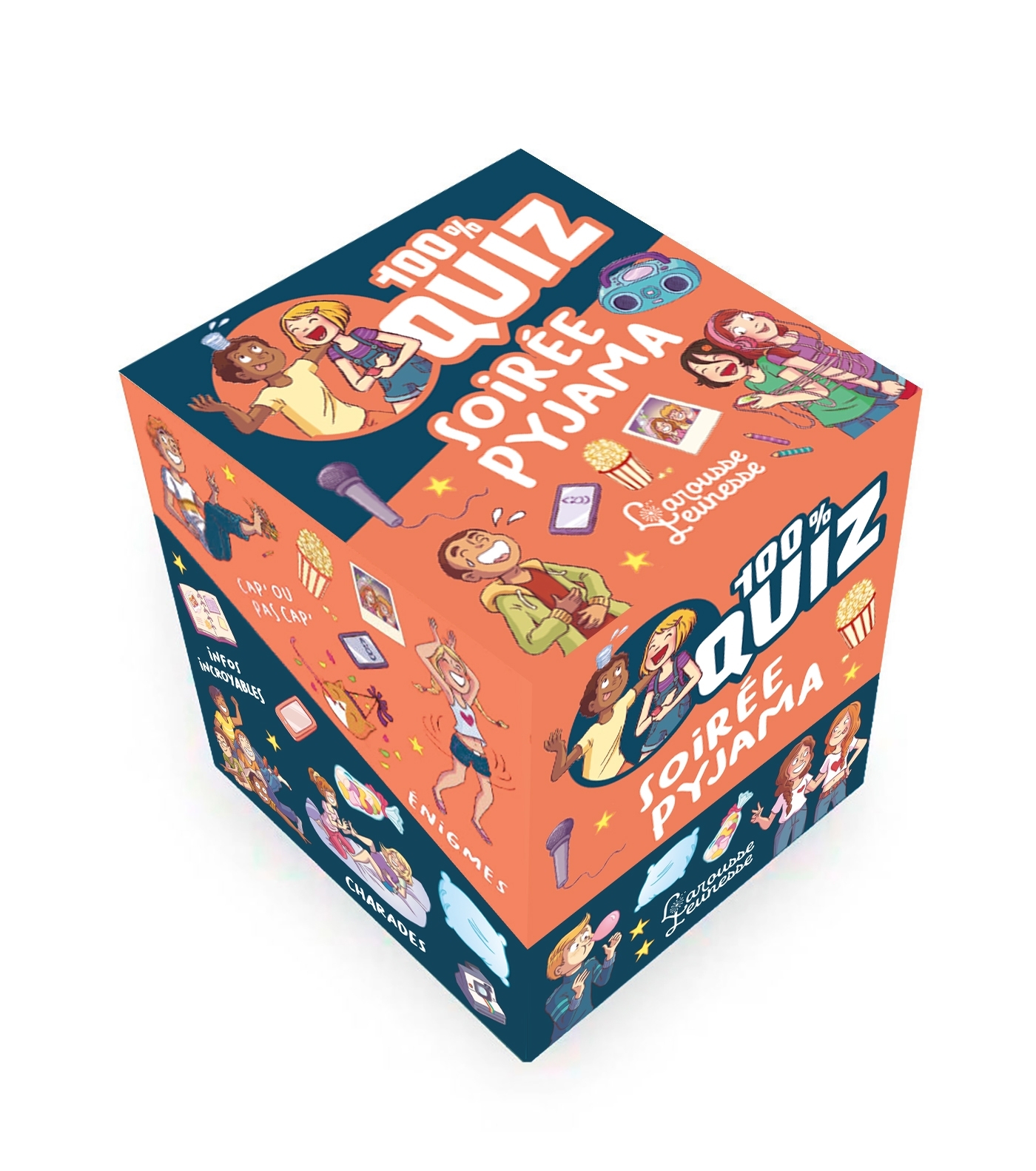 100% Quiz Soirée pyjama - Boîte de 140 cartes