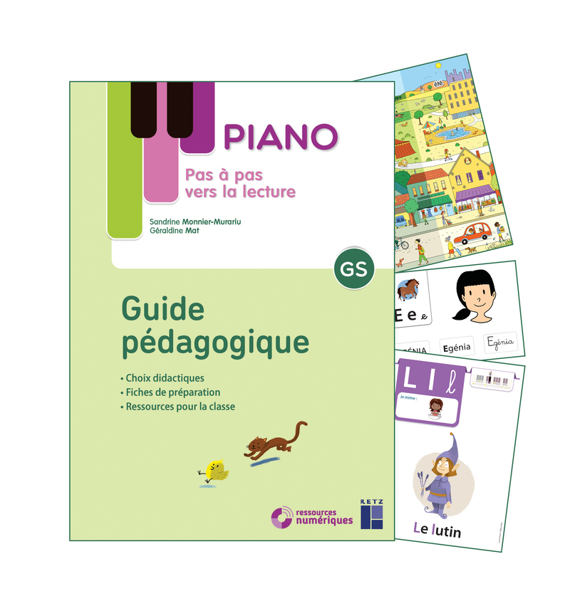 Guide pédagogique et matériel collectif - Lecture piano