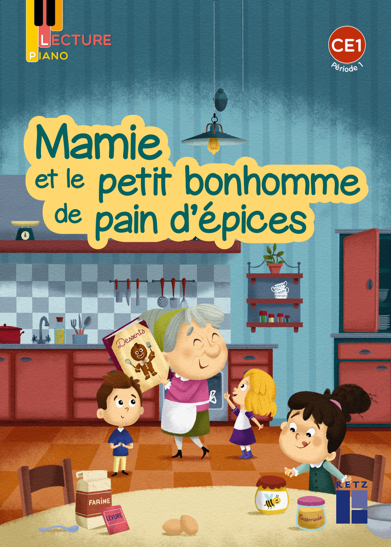 Mamie et le petit bonhomme de pain d'épices - Piano CE1 Série 1 - Pack de 5