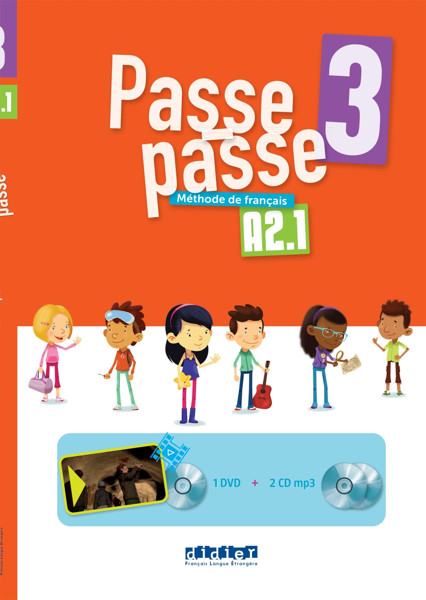Passe-passe 3 - Niv. A2.1 - Coffret de classe (2 CD mp3 + 1 DVD)
