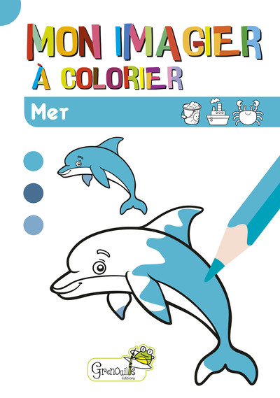 Mer - Mon imagier à colorier