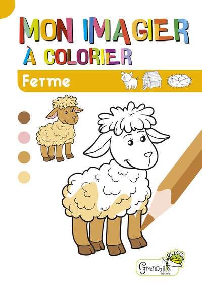 Ferme - Mon imagier à colorier
