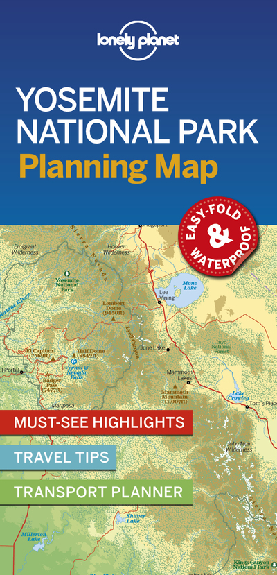 Yosemite National Park Planning Map 1ed -anglais-