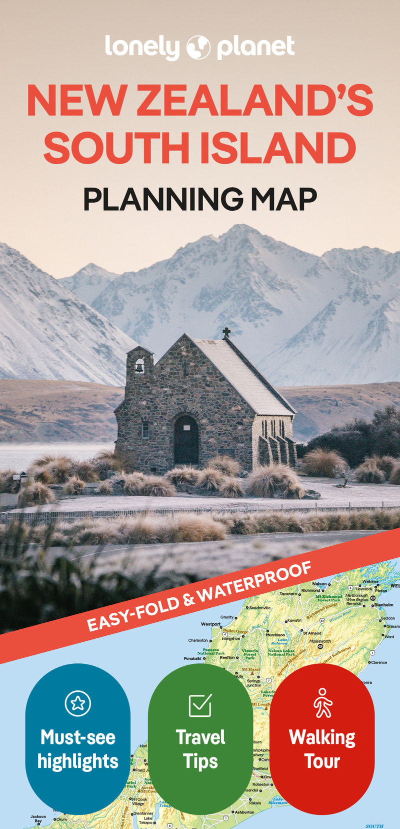 New Zealand's South Island Planning Map 2ed -anglais-