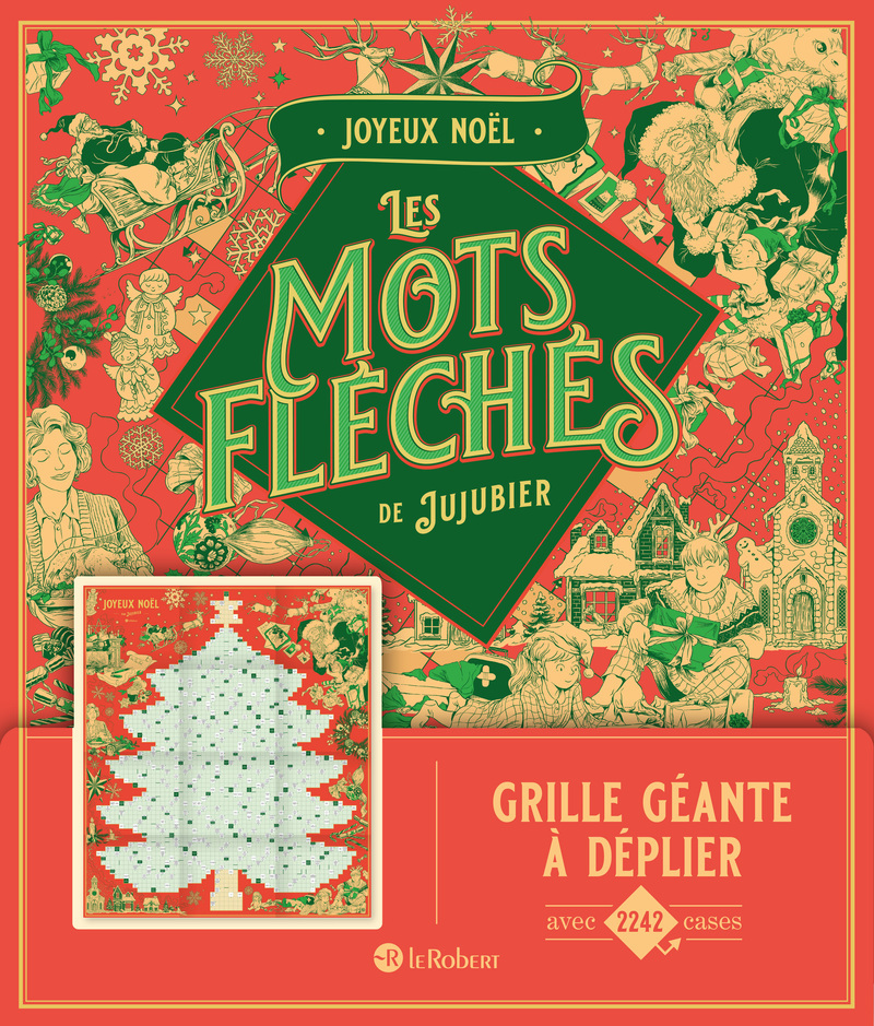 Joyeux Noël - Les mots fléchés de Jujubier - Grille géante
