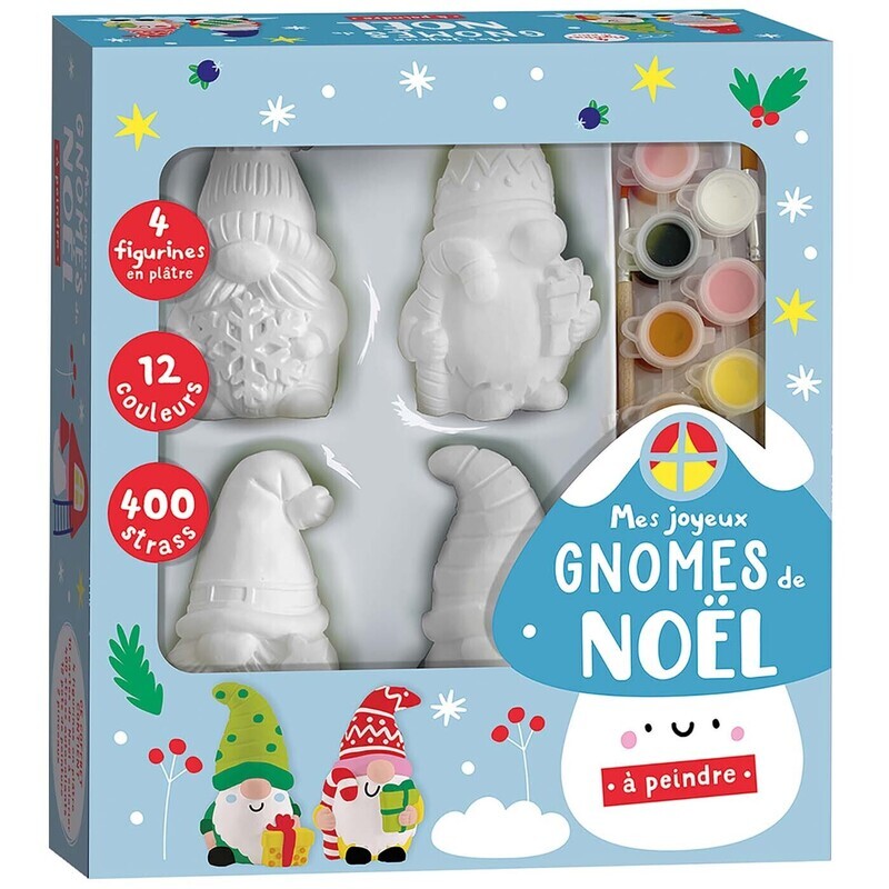 Mes joyeux gnomes de Noël à peindre