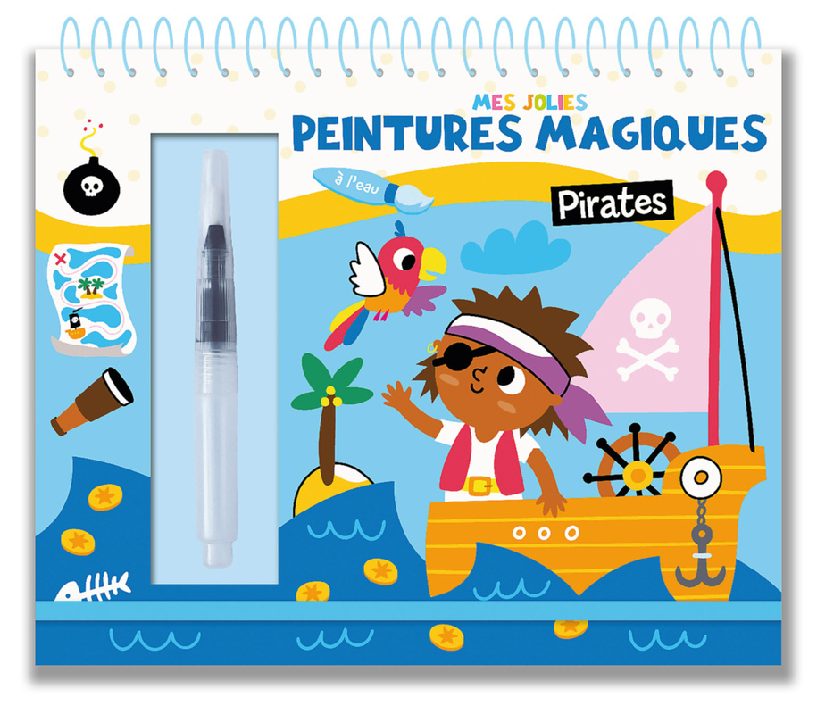 MES JOLIES PEINTURES MAGIQUES - PIRATES