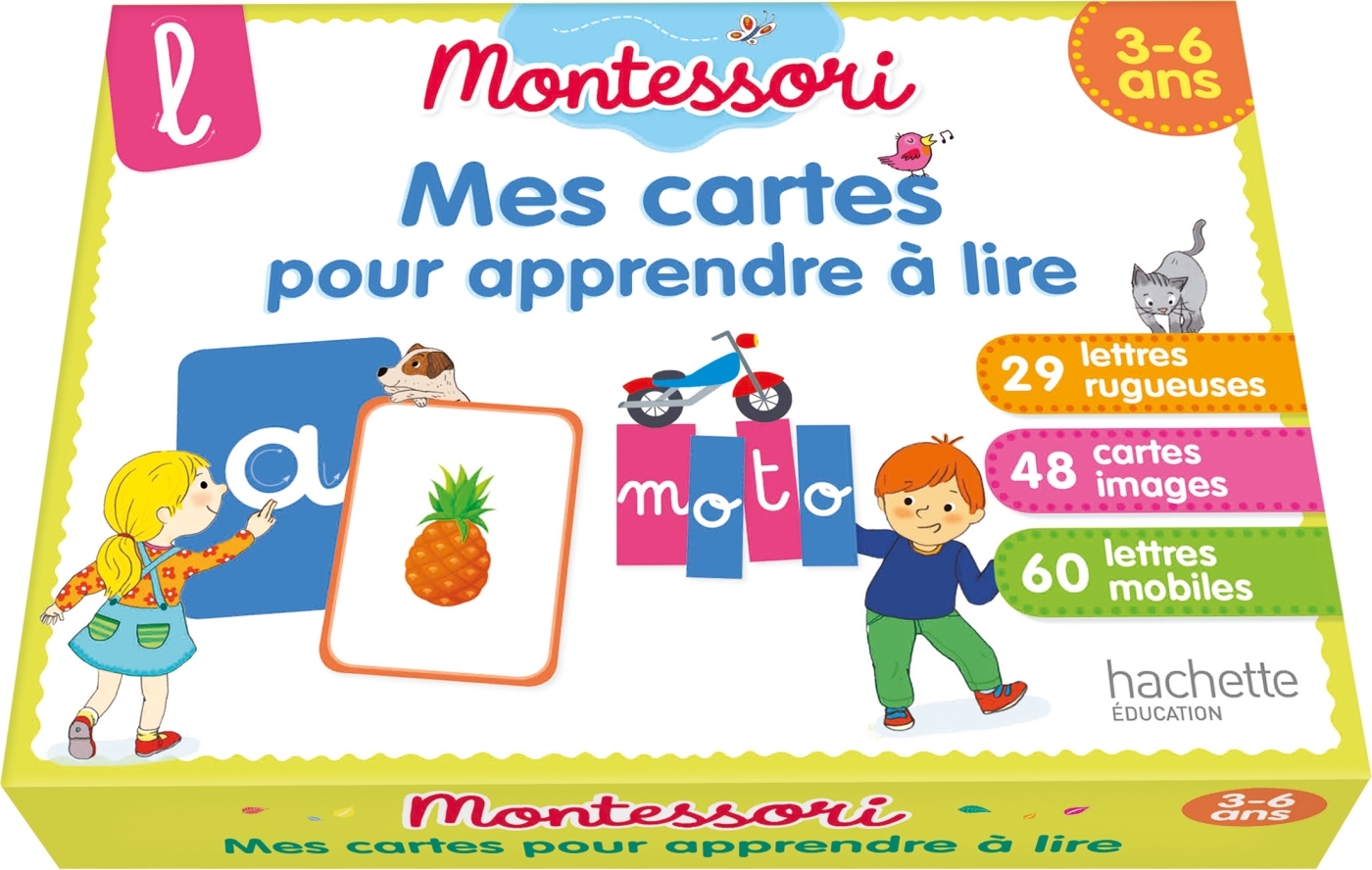 Montessori Mes cartes pour apprendre à lire 3-6 ans