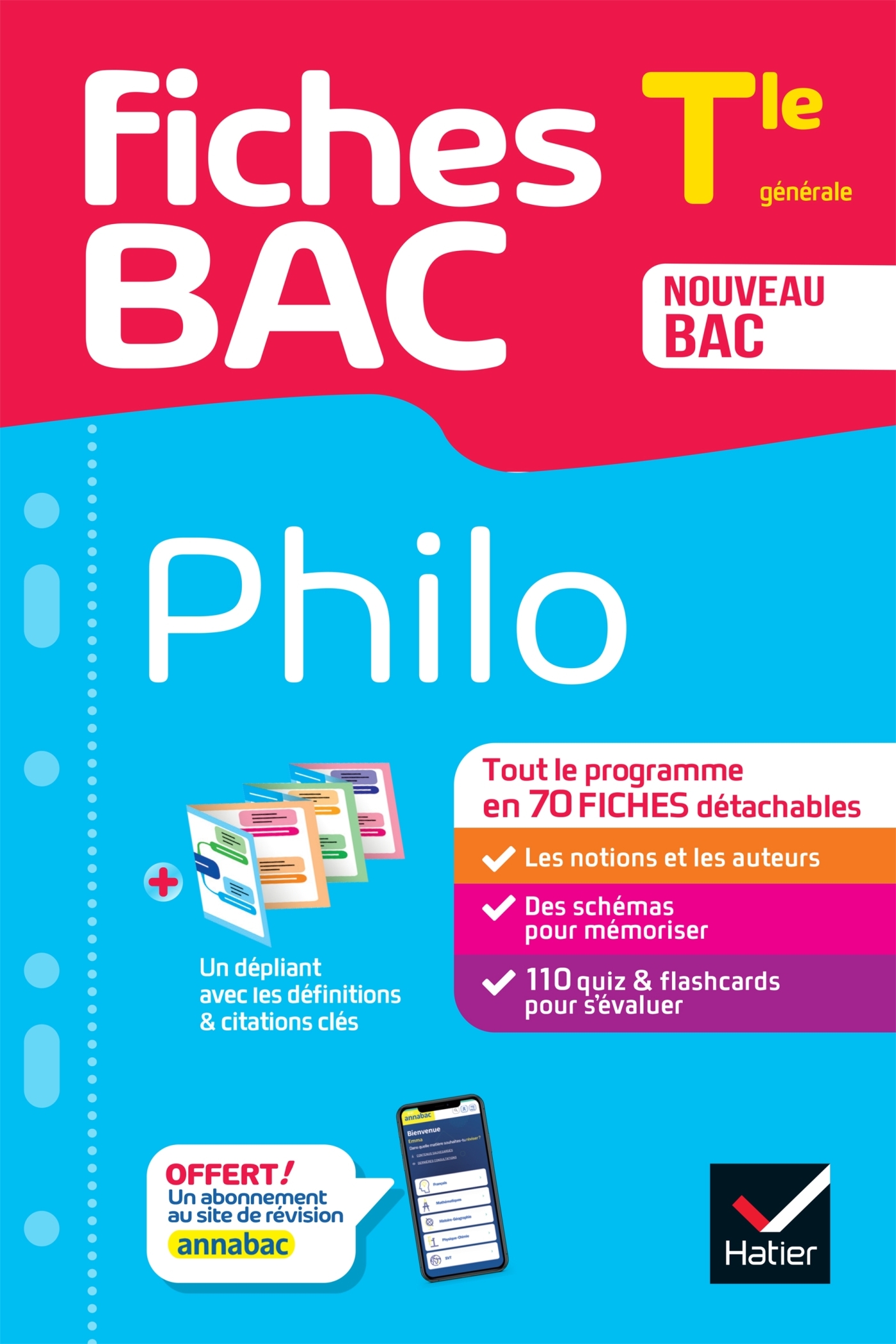 Fiches bac - Philo Tle - Bac 2026
