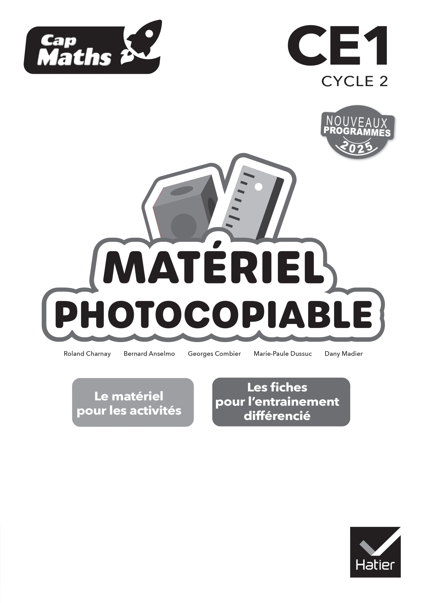 Cap Maths CE1 - Ed. 2025 - Matériel photocopiable