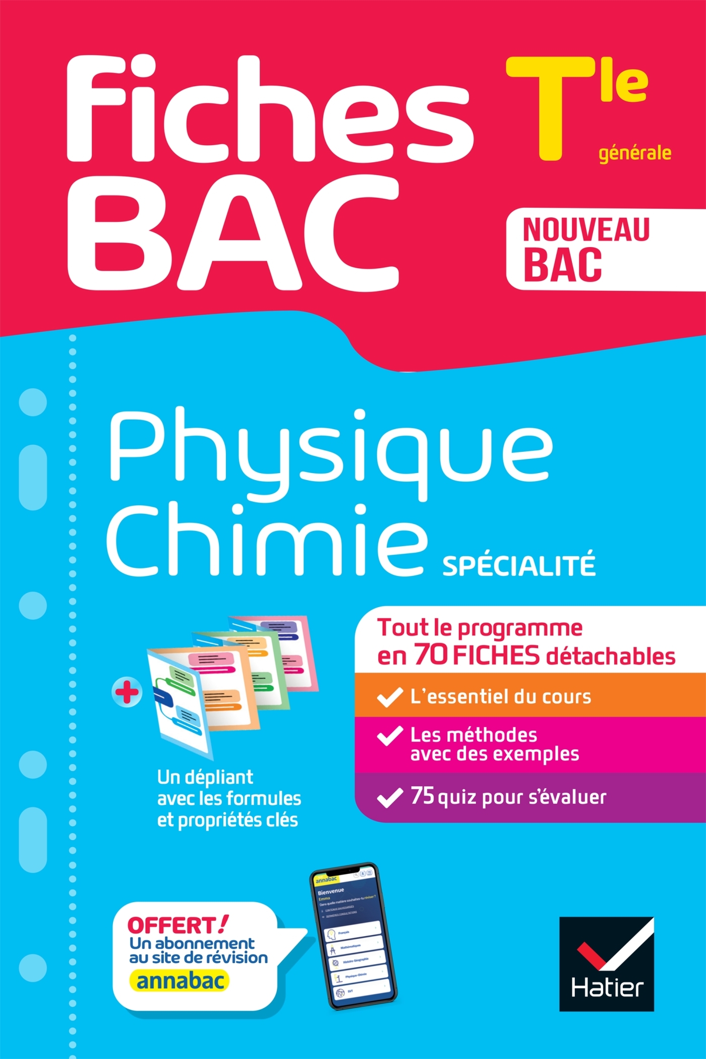 Fiches bac - Physique-Chimie Tle (spécialité) - Bac 2026