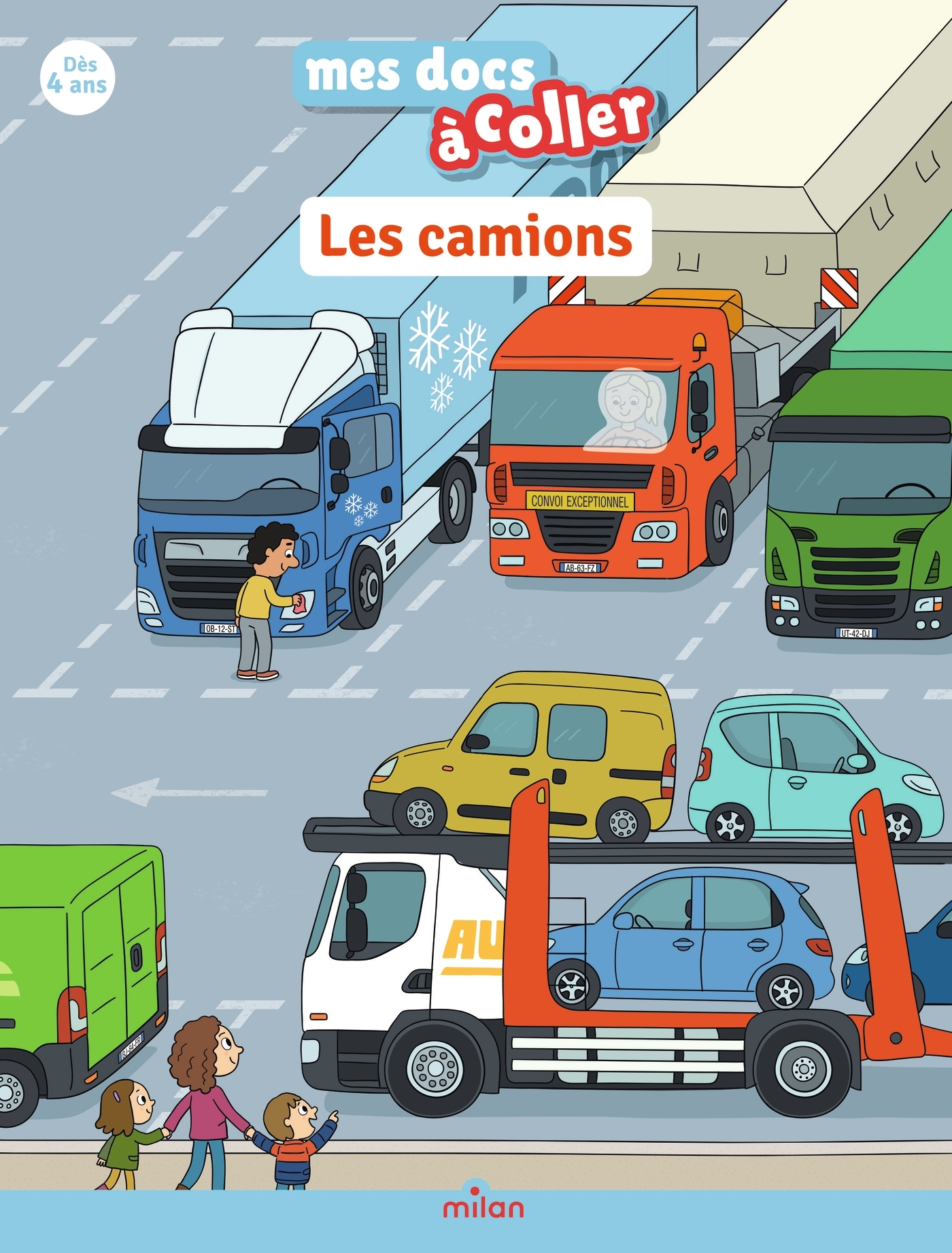 Les camions - Mes docs à coller
