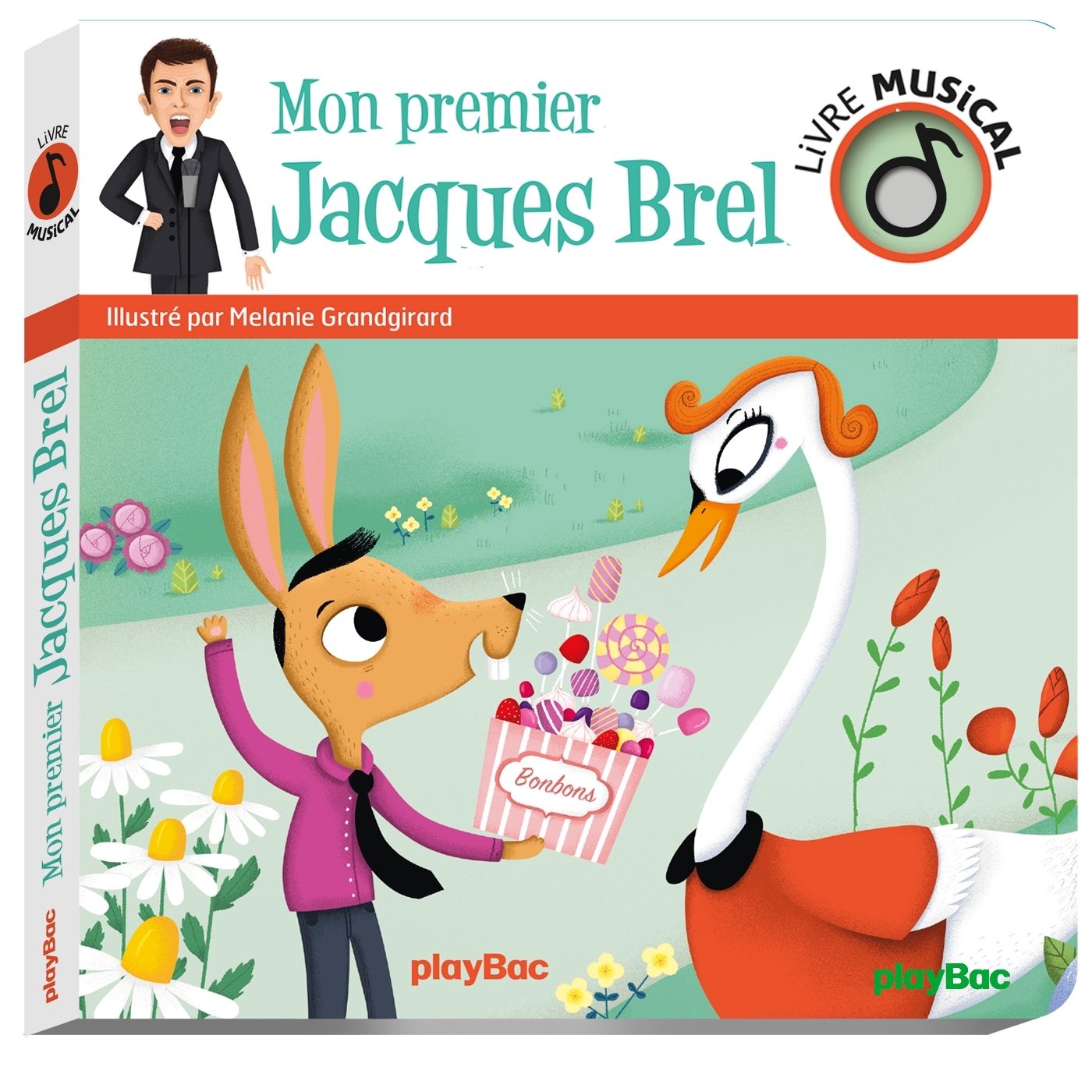 Livre musical - Mon premier Jacques Brel