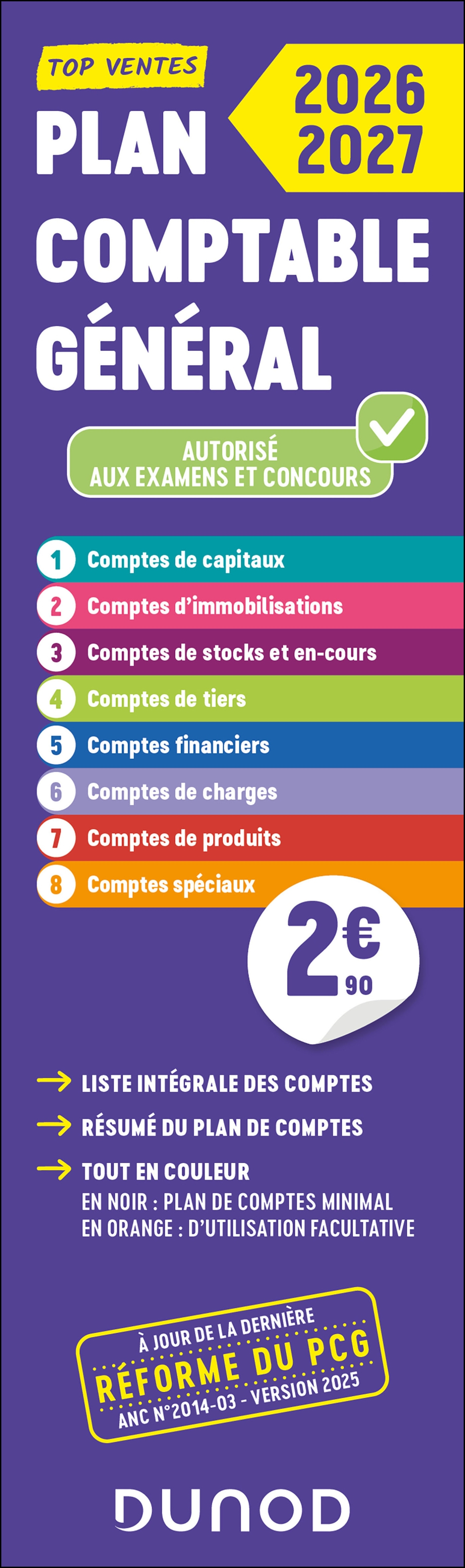 Plan comptable général - PCG - 2026-2027