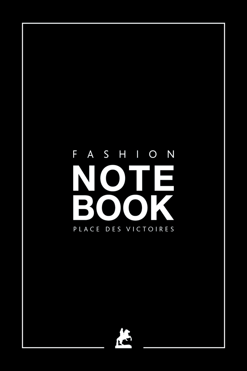 Fashion Notebook (Noir & Blanc)
