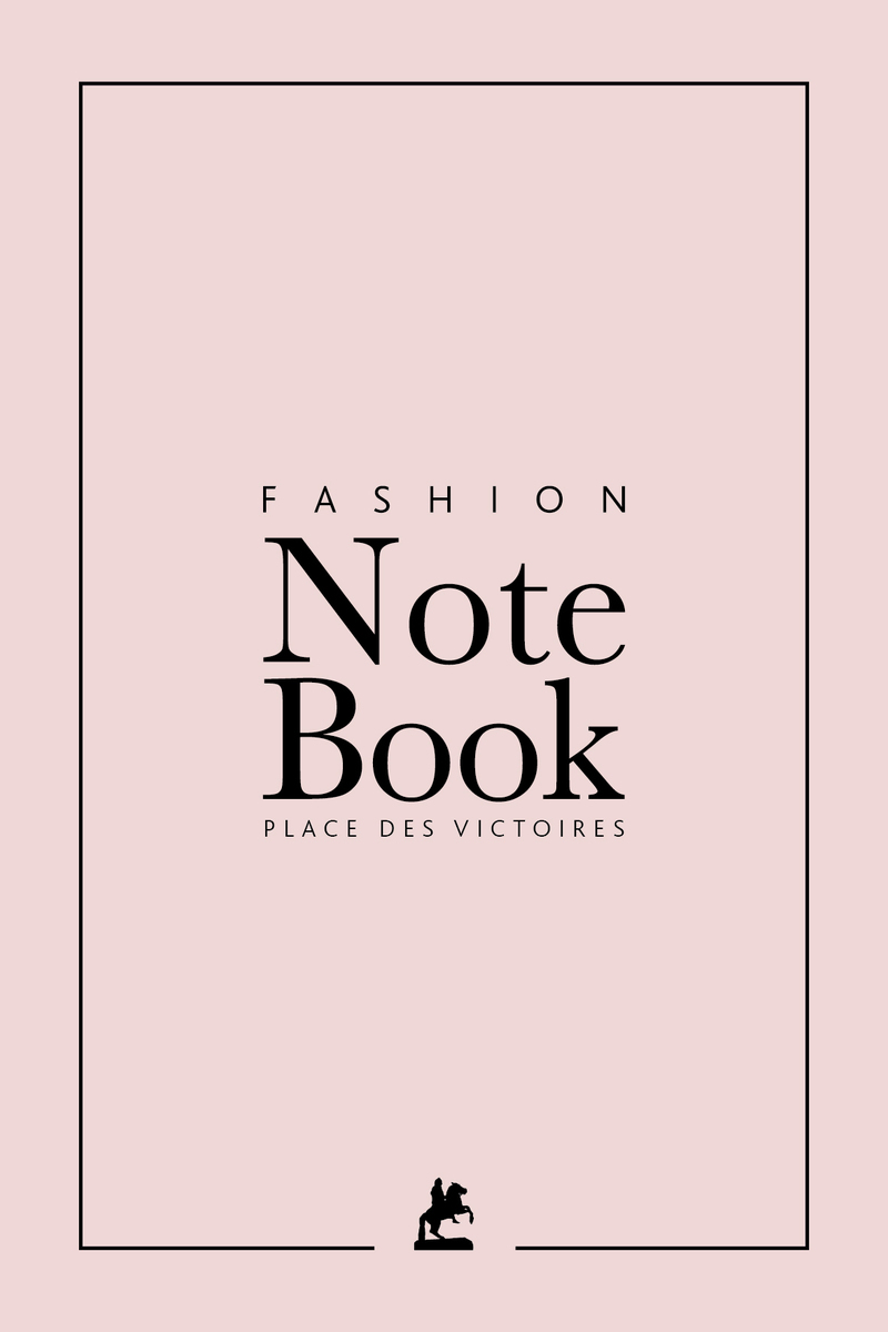 Fashion Notebook (Rose) - Carnet de notes élégant et pratique