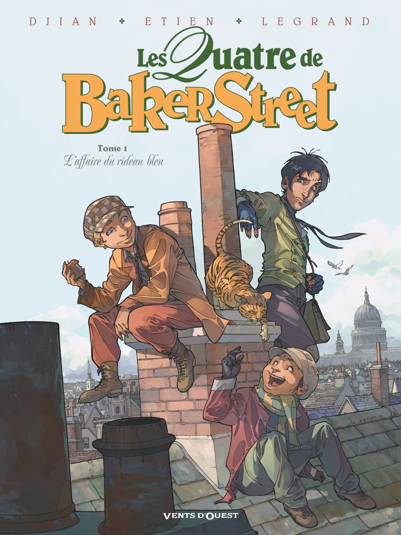Les Quatre de Baker Street - Tome 1 : L'Affaire du rideau bleu