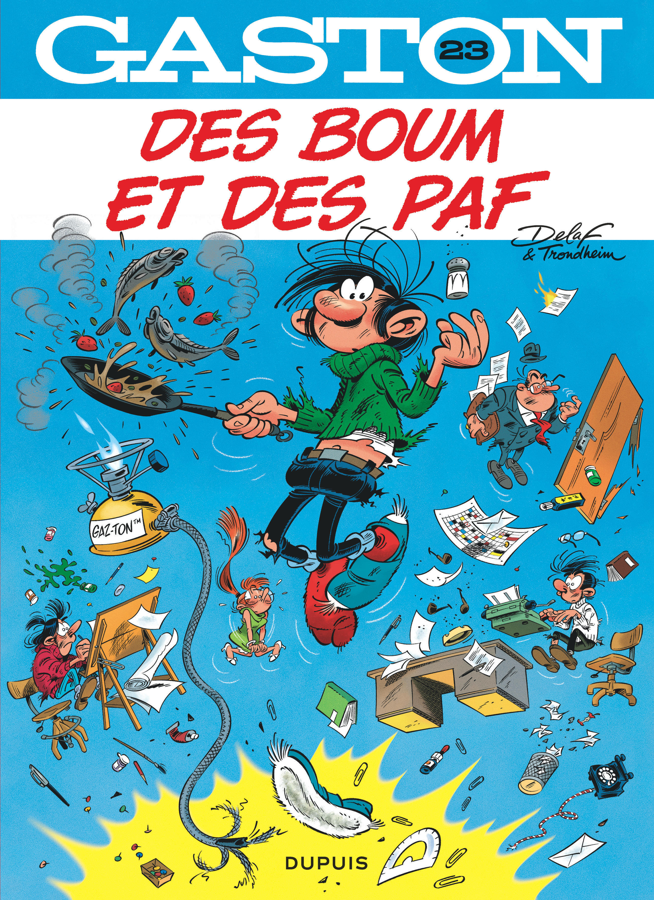 Gaston - Tome 23 - Des Boum et des Paf