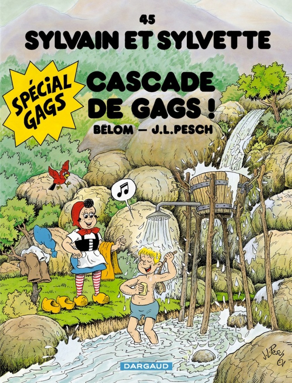 Sylvain et Sylvette - Tome 45 : Cascade de gags !