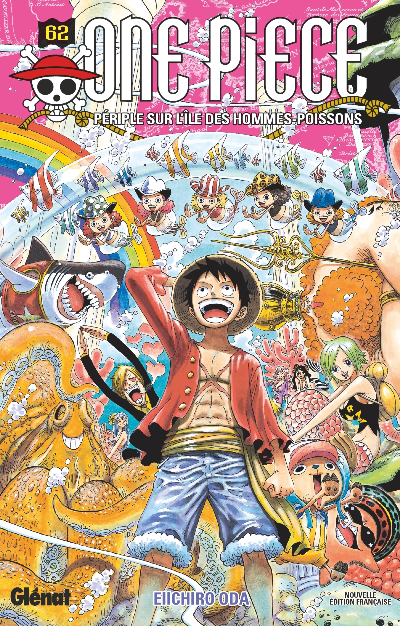 One Piece - Tome 62 : Périple sur l'île des Hommes-Poissons - Édition originale