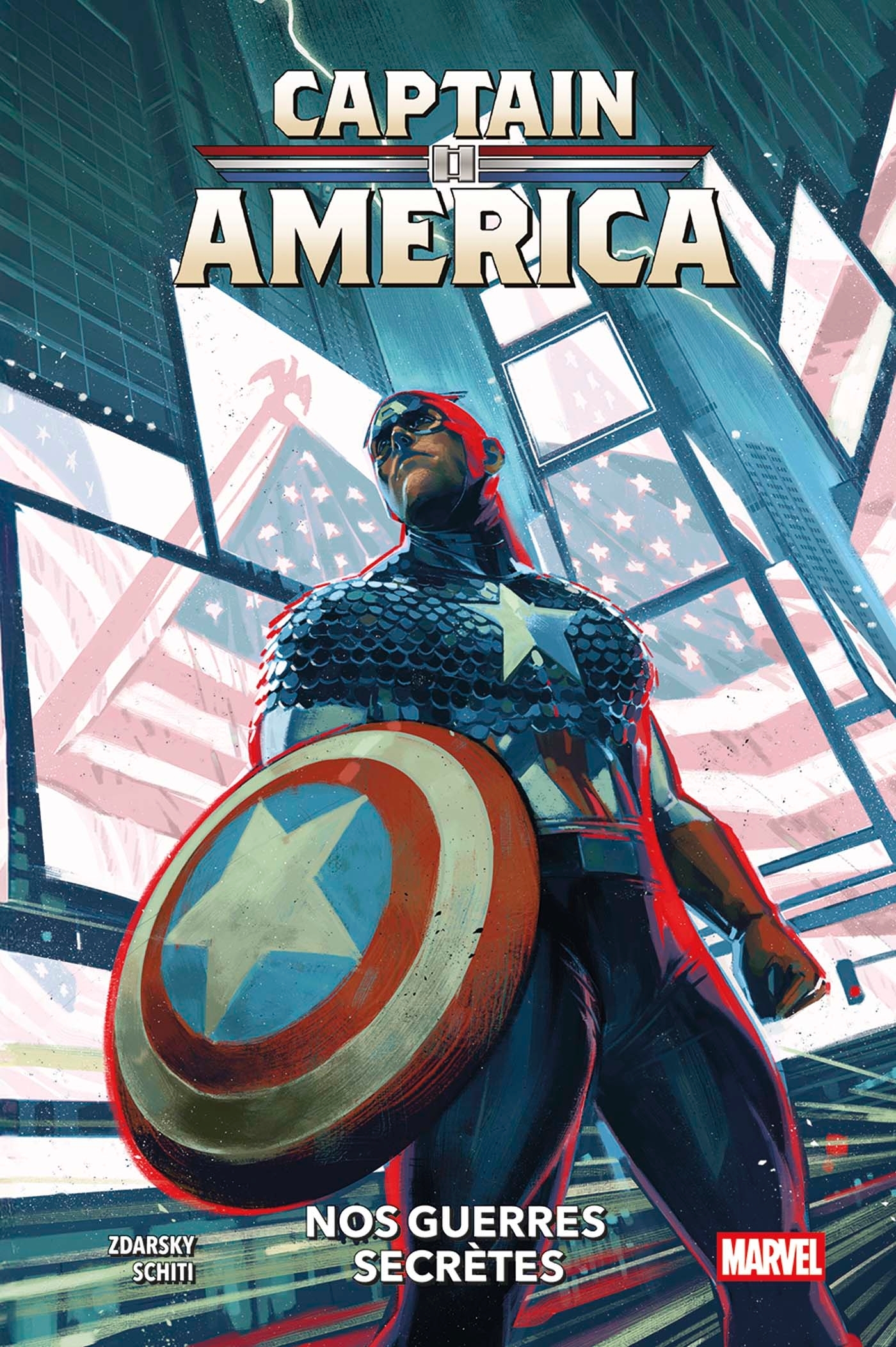 Couverture de Captain America - Tome 1 : Nos guerres secrètes