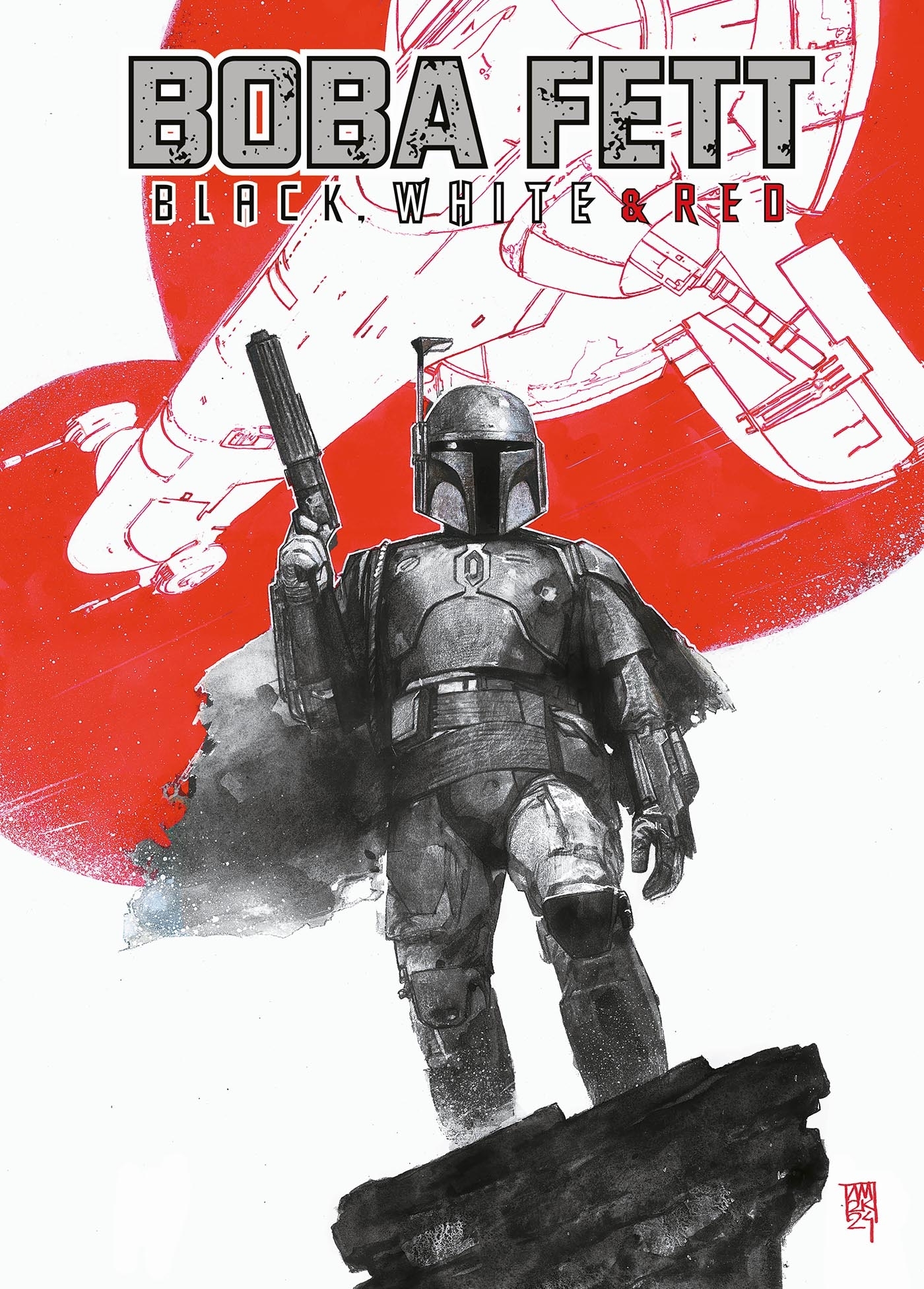 Star Wars : Boba Fett - Black, White & Red