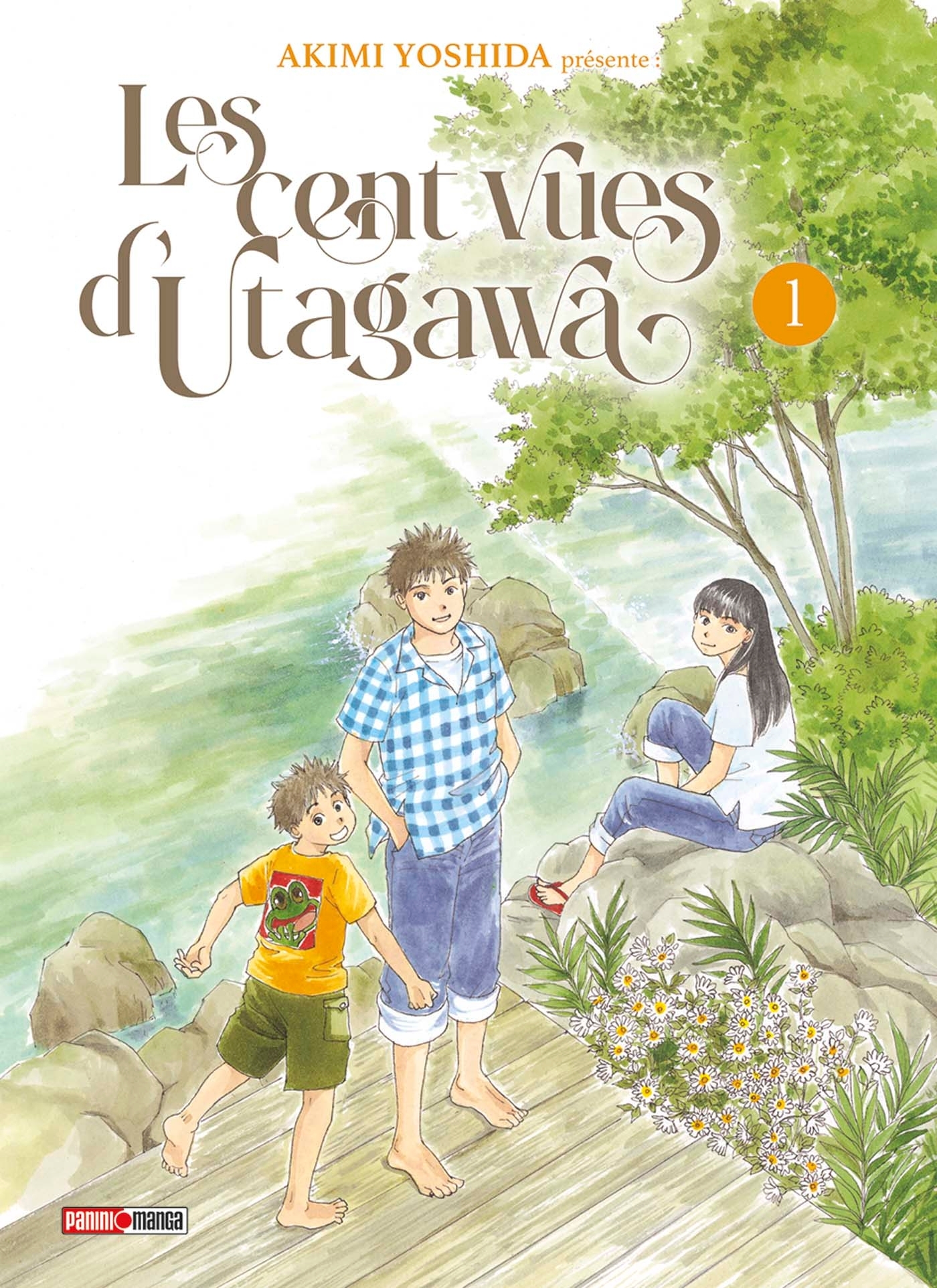 Couverture de Les cent vues d'Utagawa T01