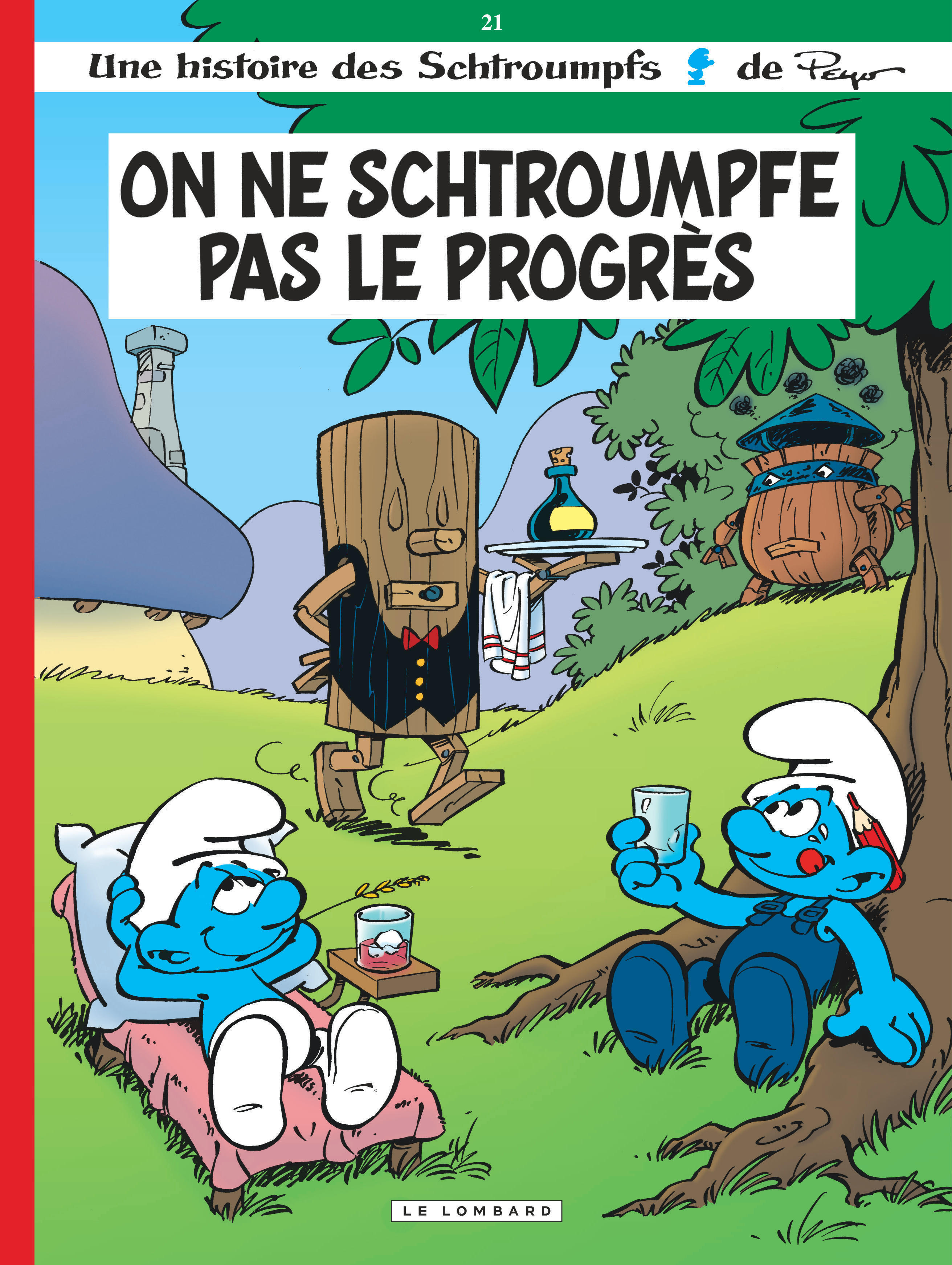 Les Schtroumpfs Lombard - Tome 21 - On ne schtroumpfe pas le progrès