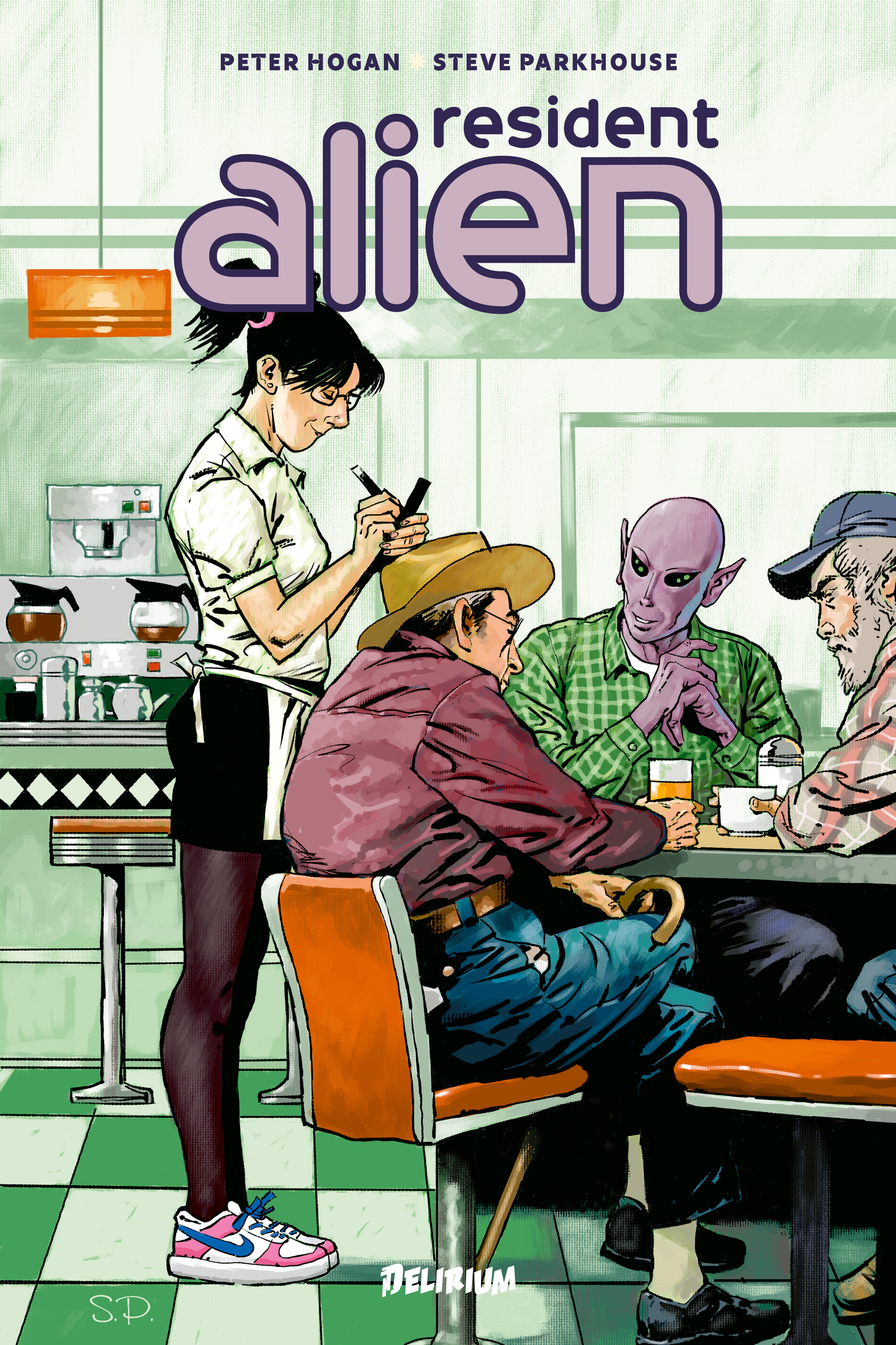 Couverture de RESIDENT ALIEN Vol. 1 : Bienvenue chez les Humains