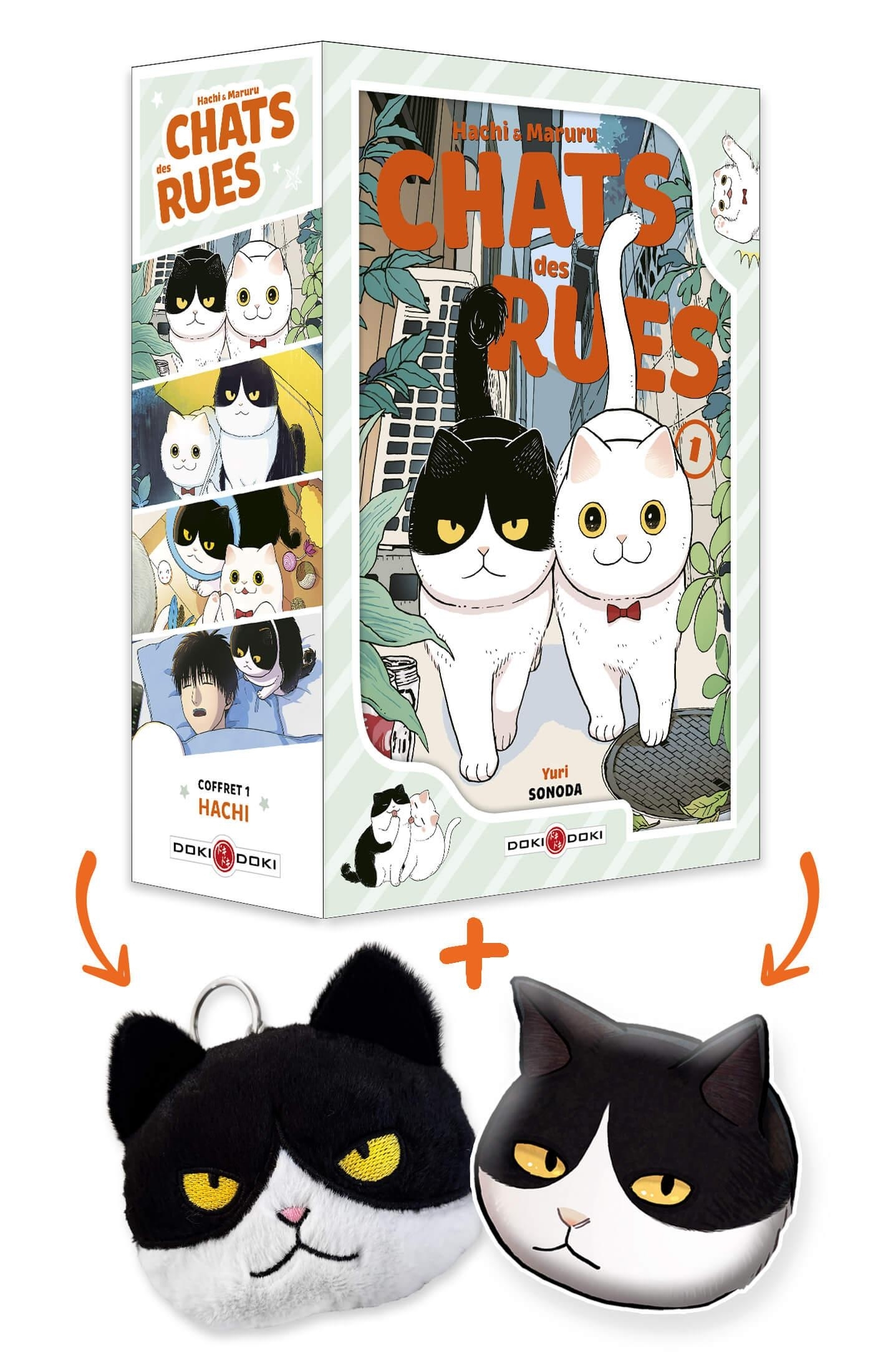 Hachi & Maruru : Chats des rues - Tome 1 - Édition limitée