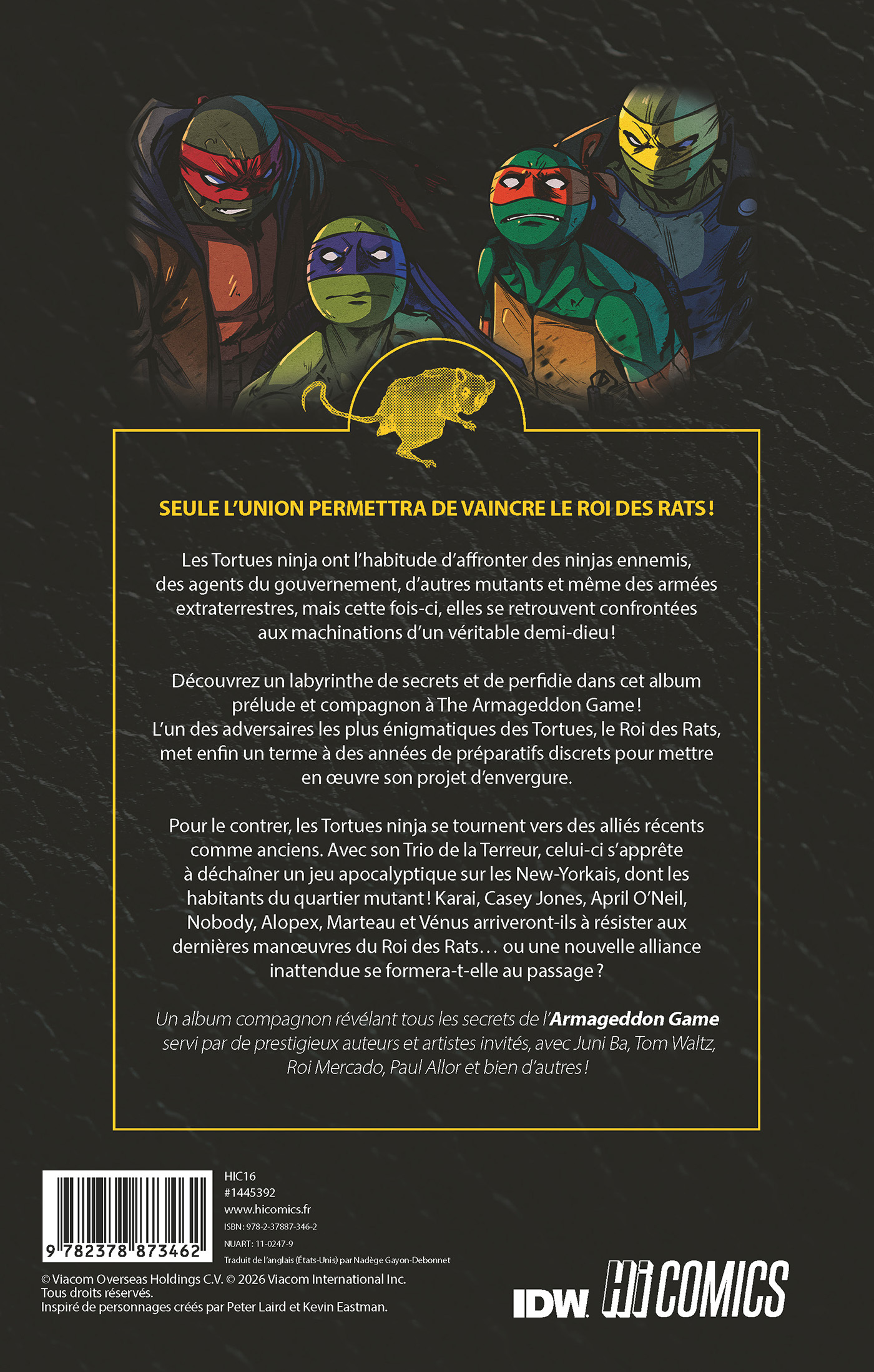 Les Tortues Ninja - TMNT : Armageddon Game : Ouverture & Alliance