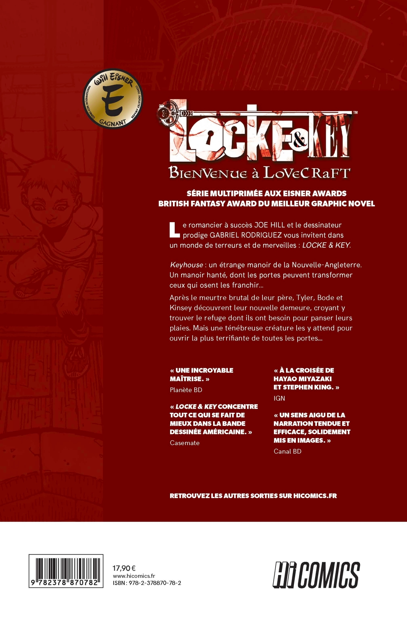 Locke & Key, T1 : Bienvenue à Lovecraft