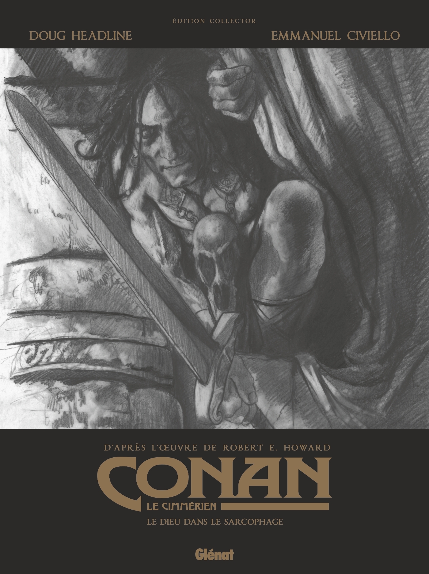 Conan le Cimmérien - Le dieu dans le sarcophage - Édition grand format N&B