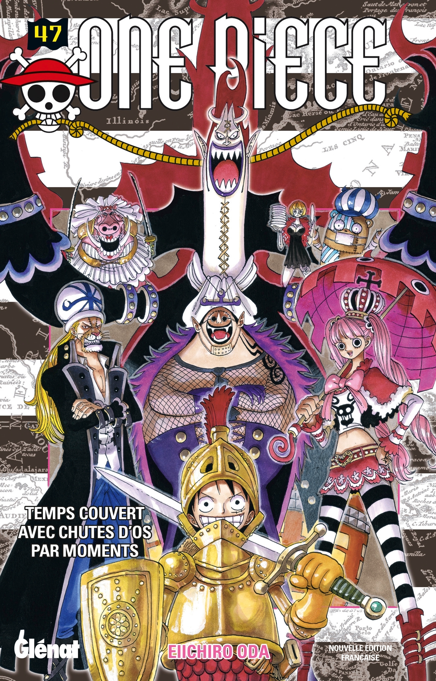 One Piece - Tome 47 : Temps couvert avec chutes d'os par moments - Édition originale