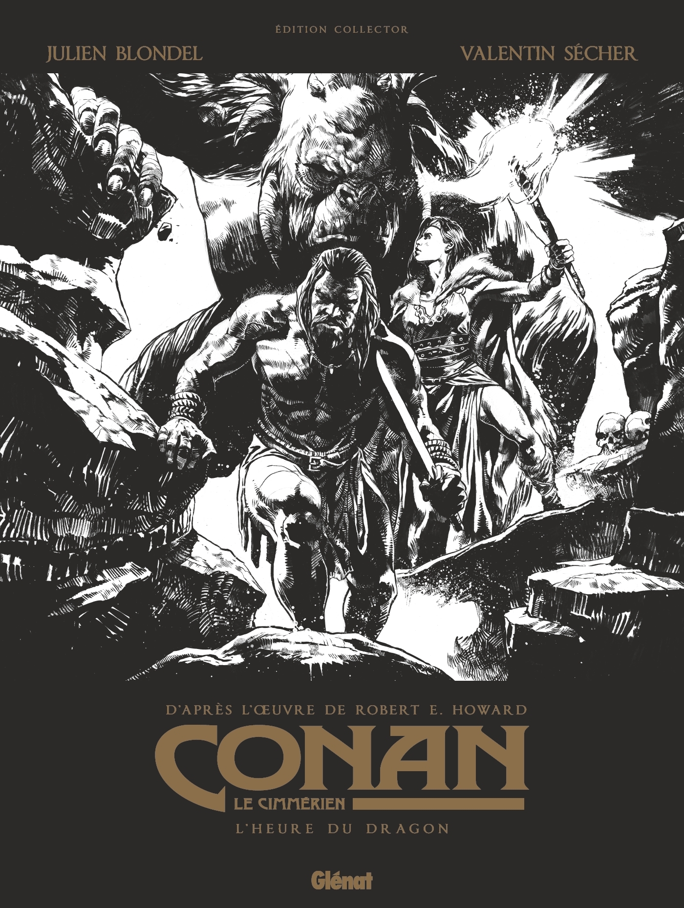 Conan le Cimmérien - Tome 12 : L'Heure du Dragon - Édition grand format N&B