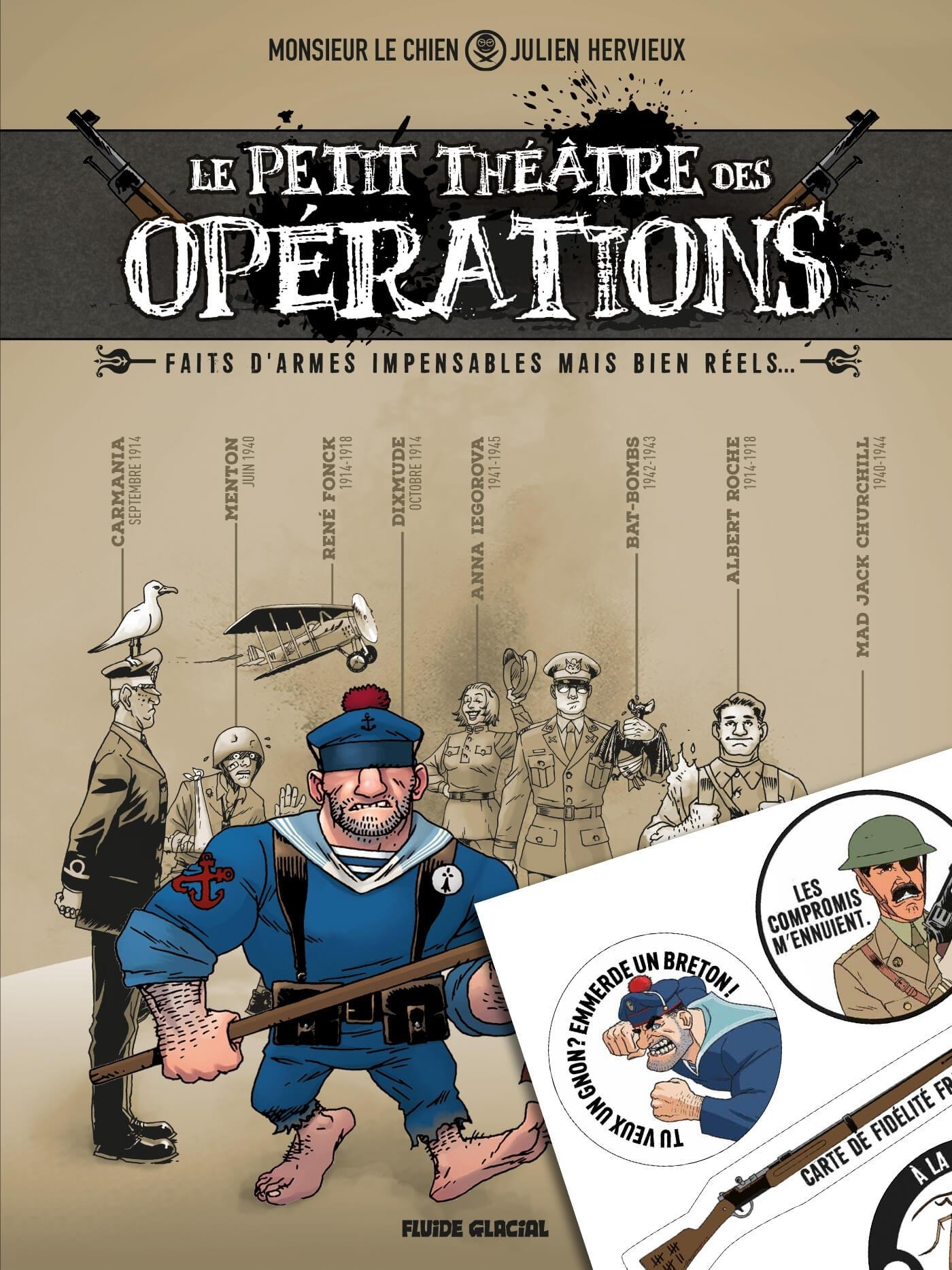 Le Petit Théâtre des opérations - tome 01 + 1 planche sticker offerte - édition limitée