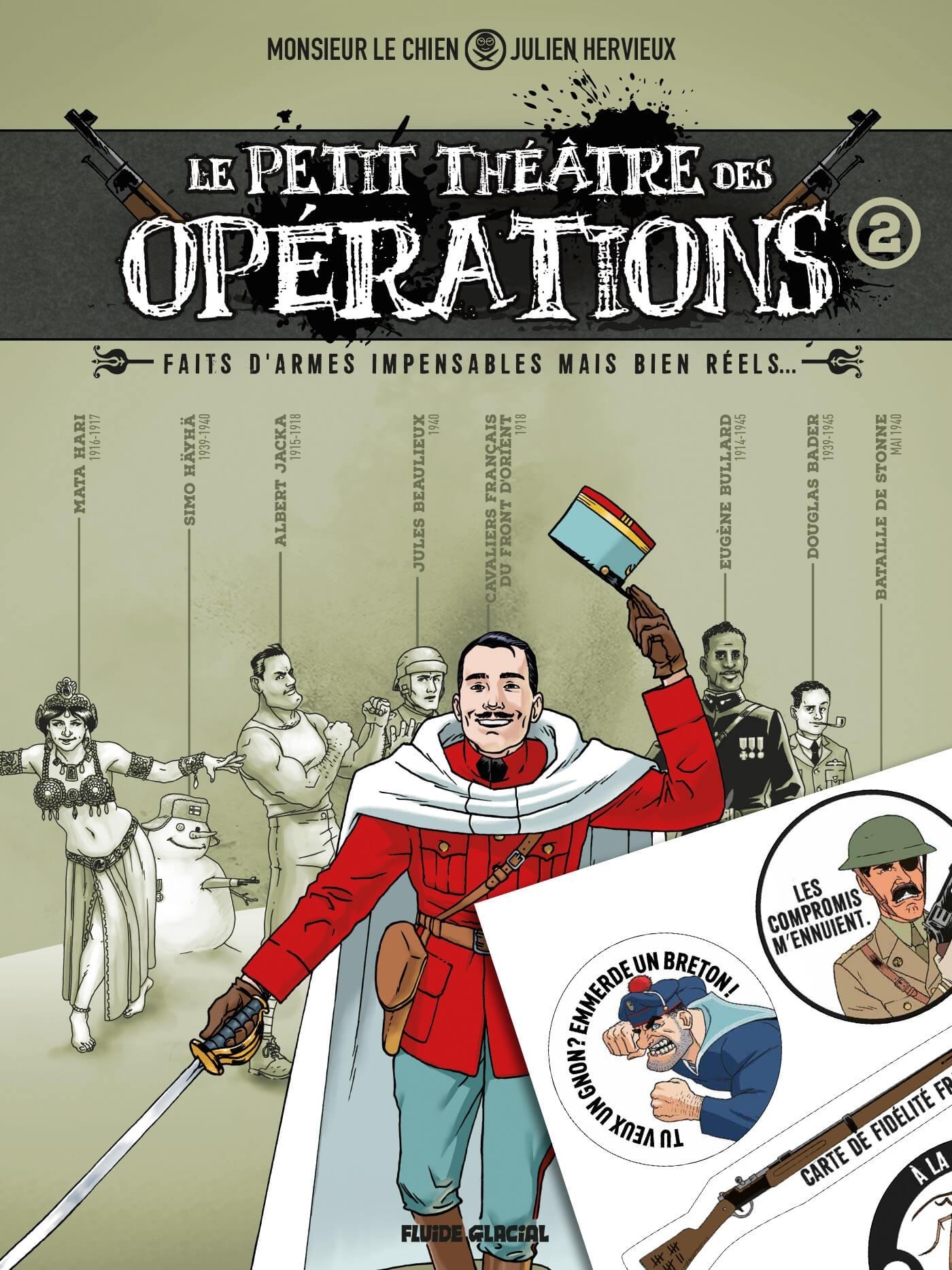 Le Petit Théâtre des opérations - tome 02 + 1 planche sticker offerte - édition limitée