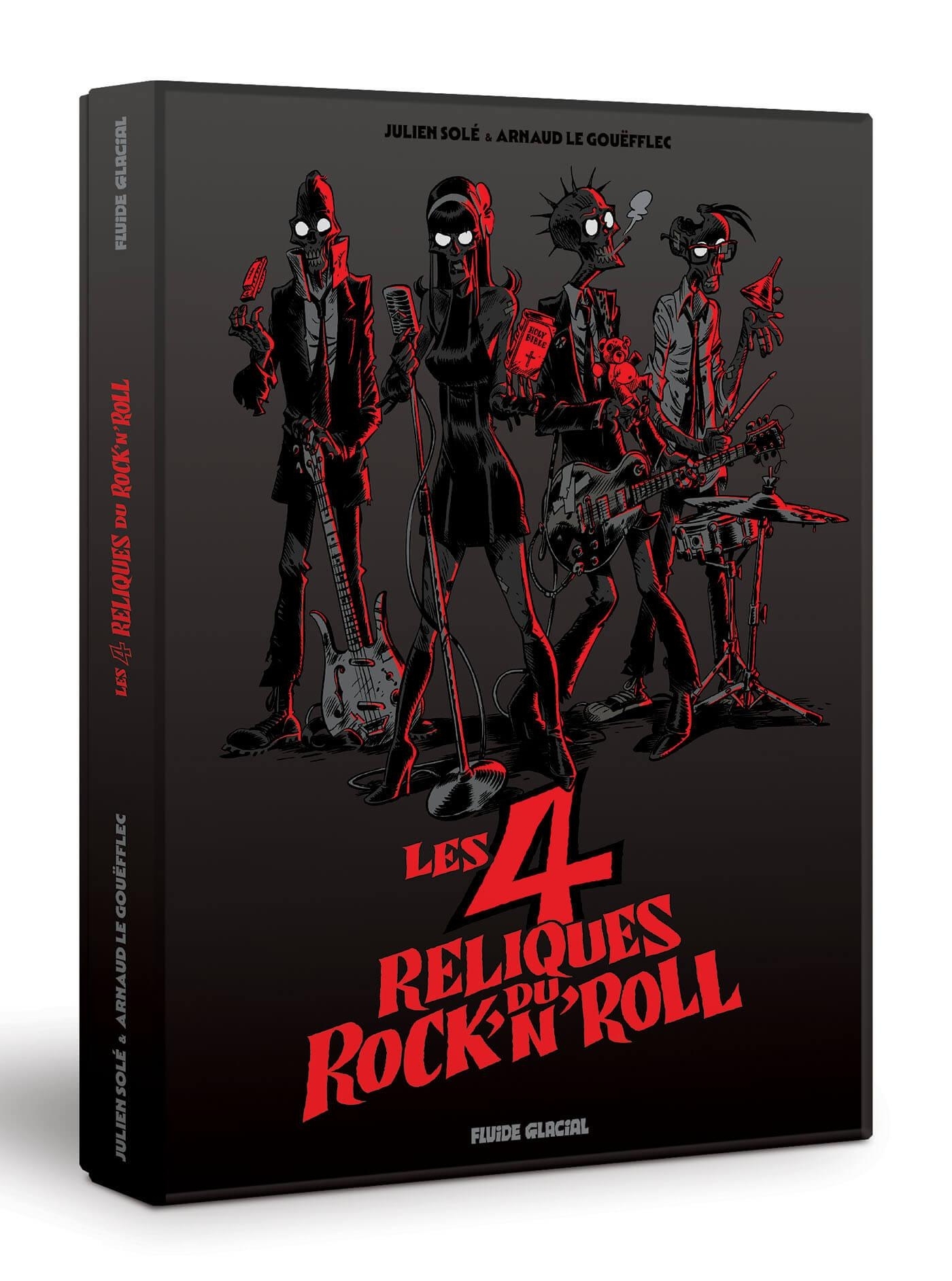 Les 4 Reliques du rock'n'roll - coffret avec vinyle et poster