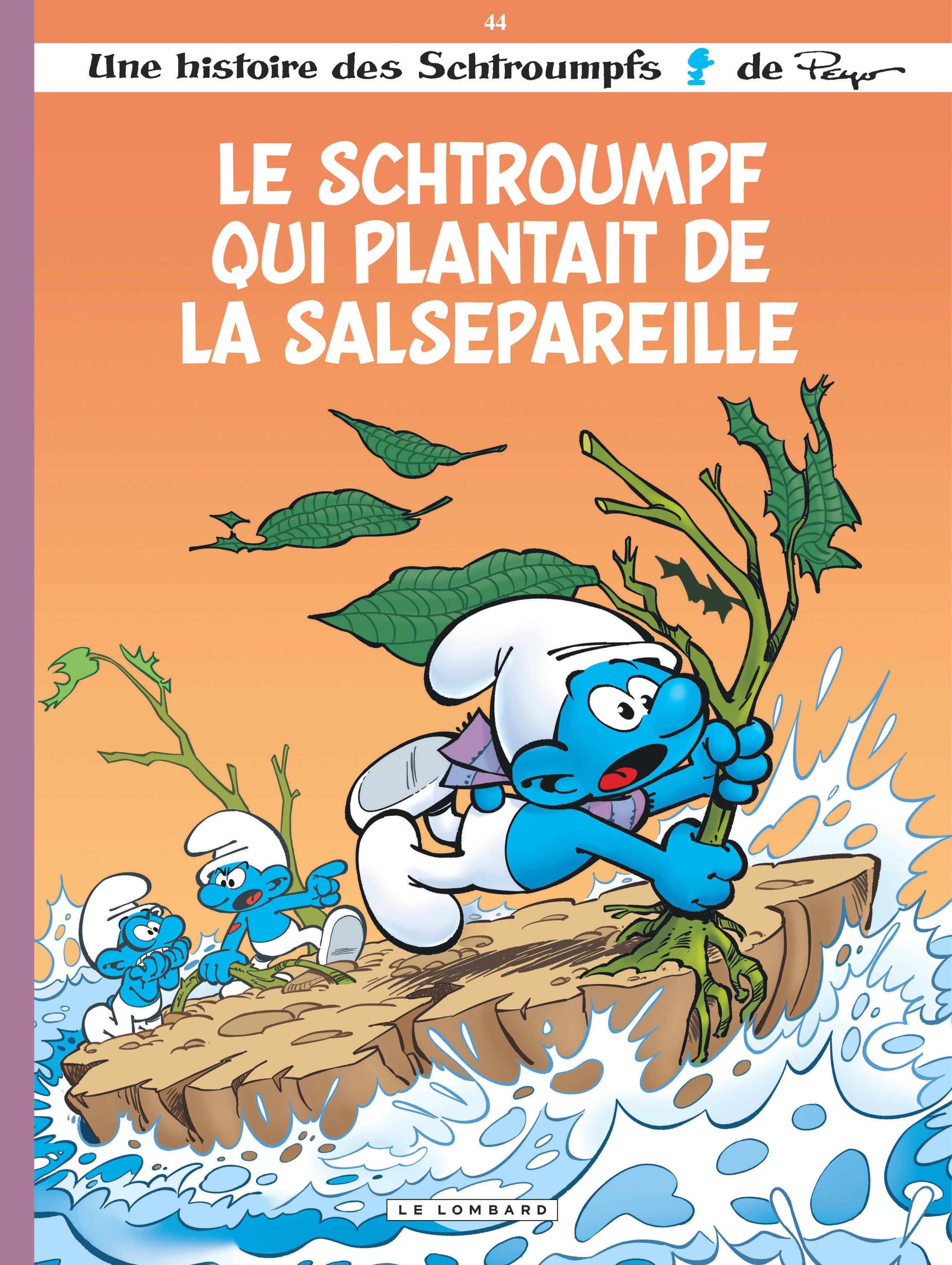 Les-Schtroumpfs-–-Tome-44-:-Le-Schtroumpf-qui-plantait-de-la-salsepareille