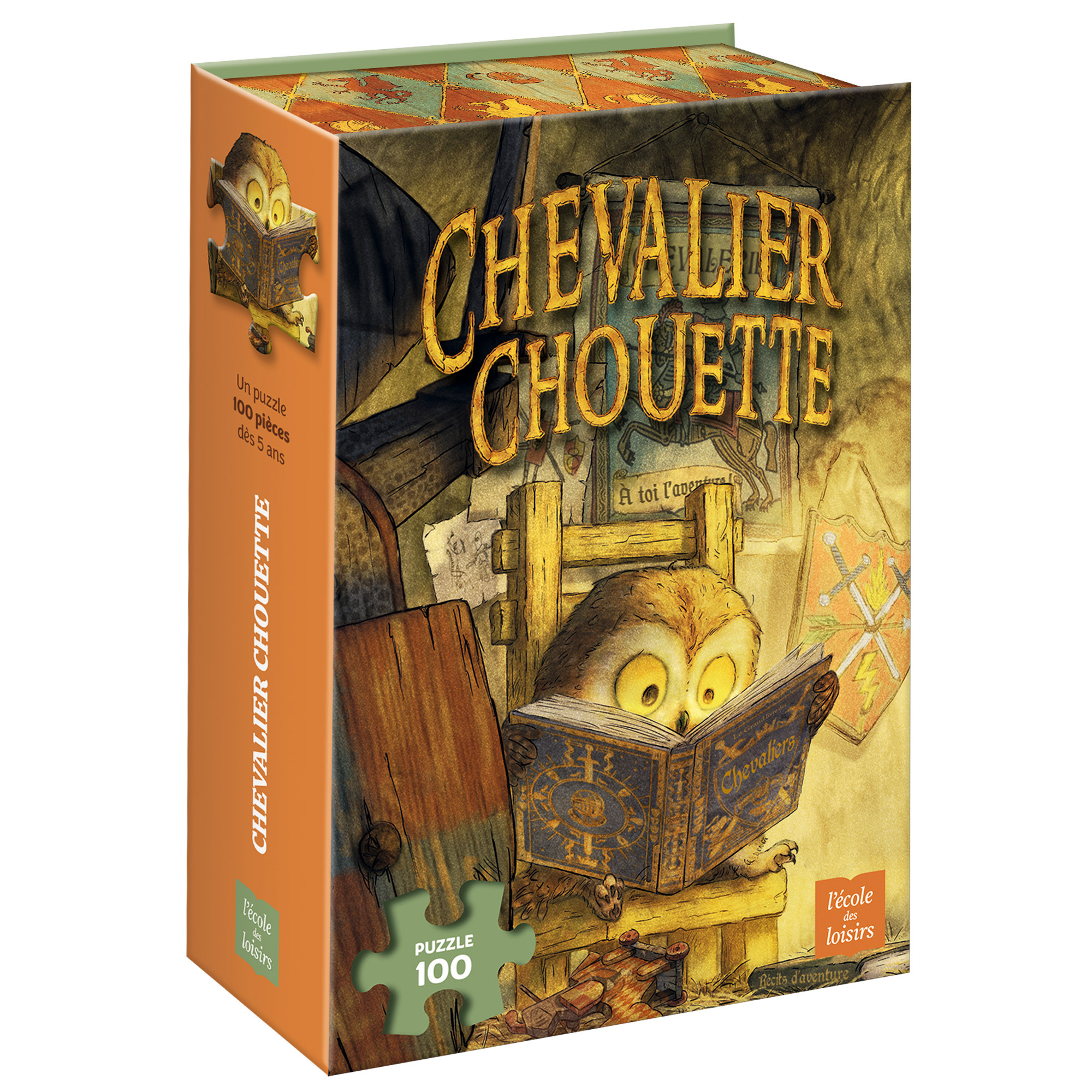Puzzle 100 pièces Chevalier Chouette
