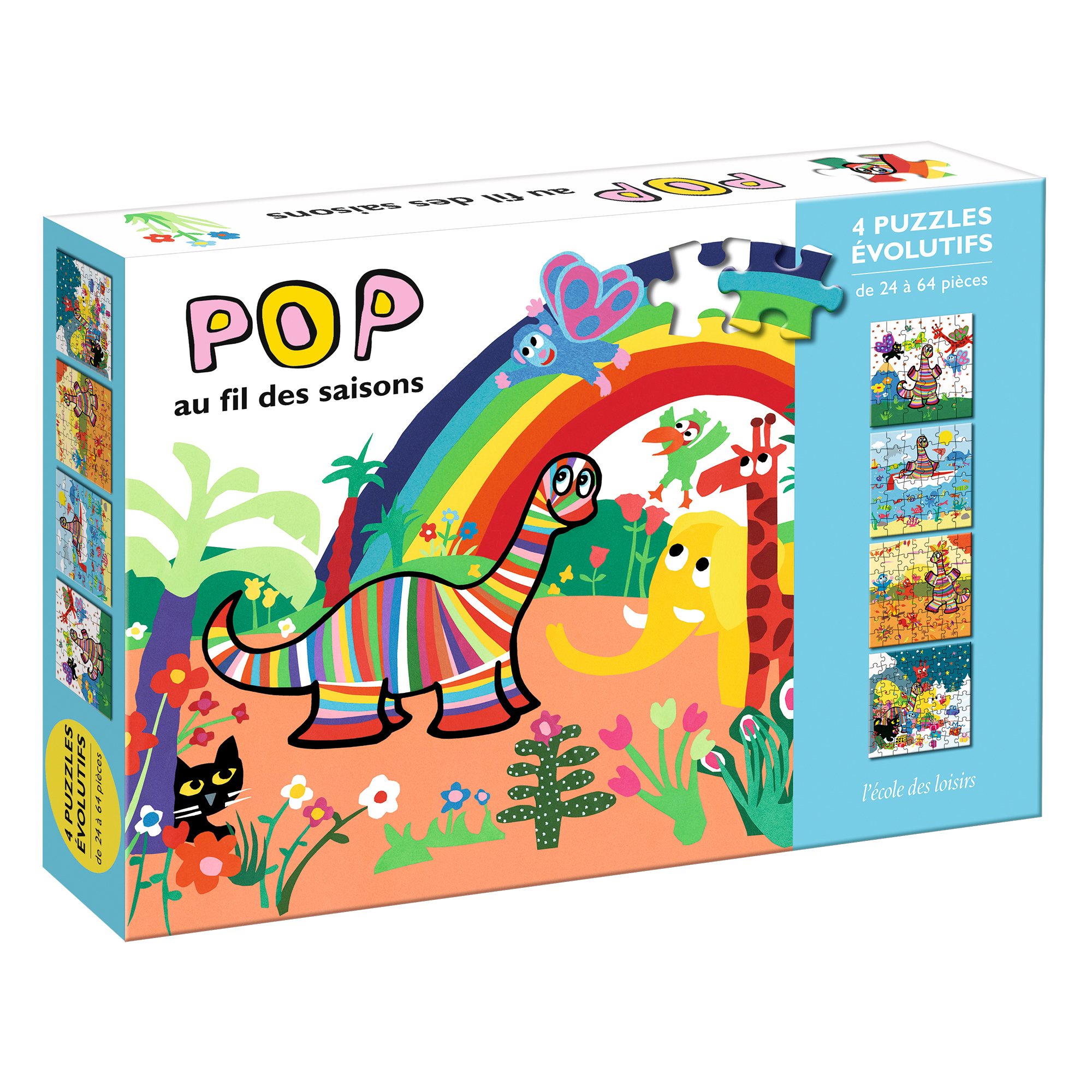 Pop au fil des saisons ! 4 puzzles évolutifs