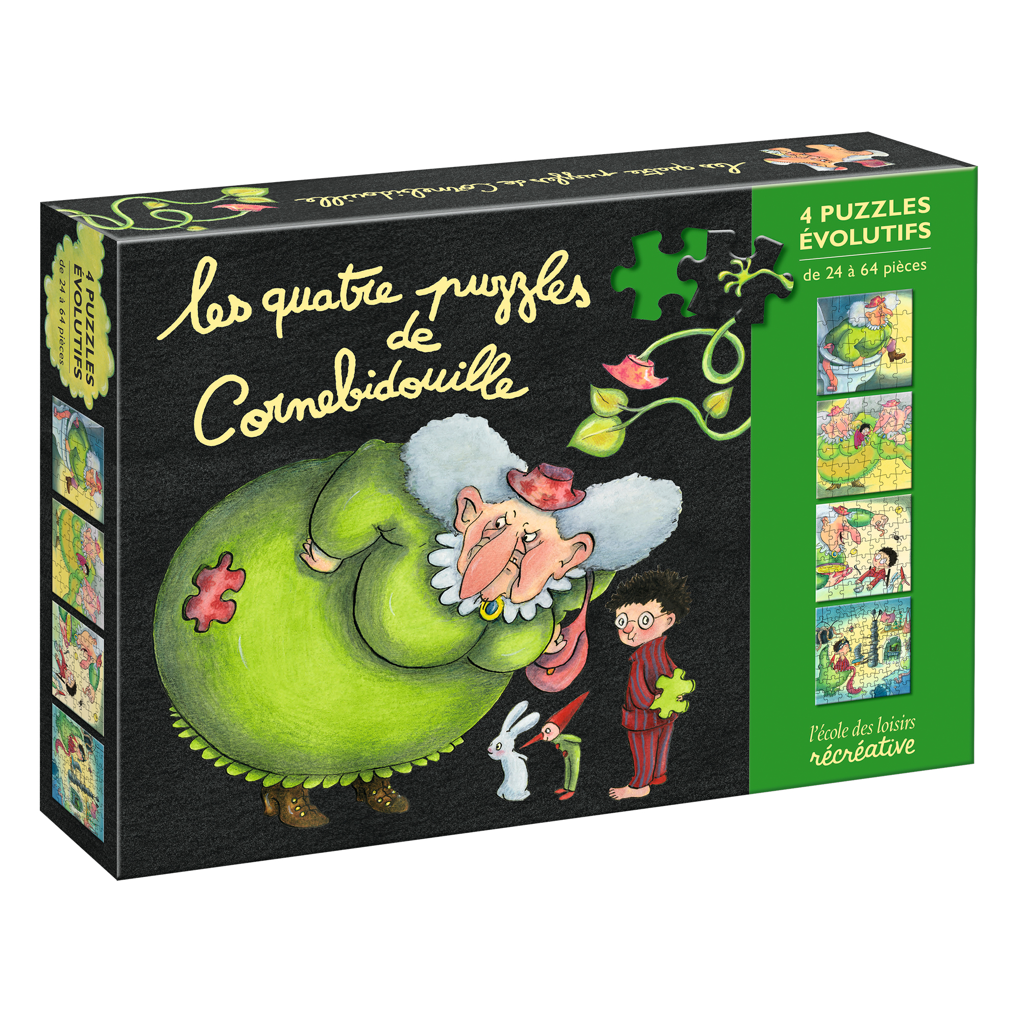 Les quatre puzzles évolutifs de Cornebidouille
