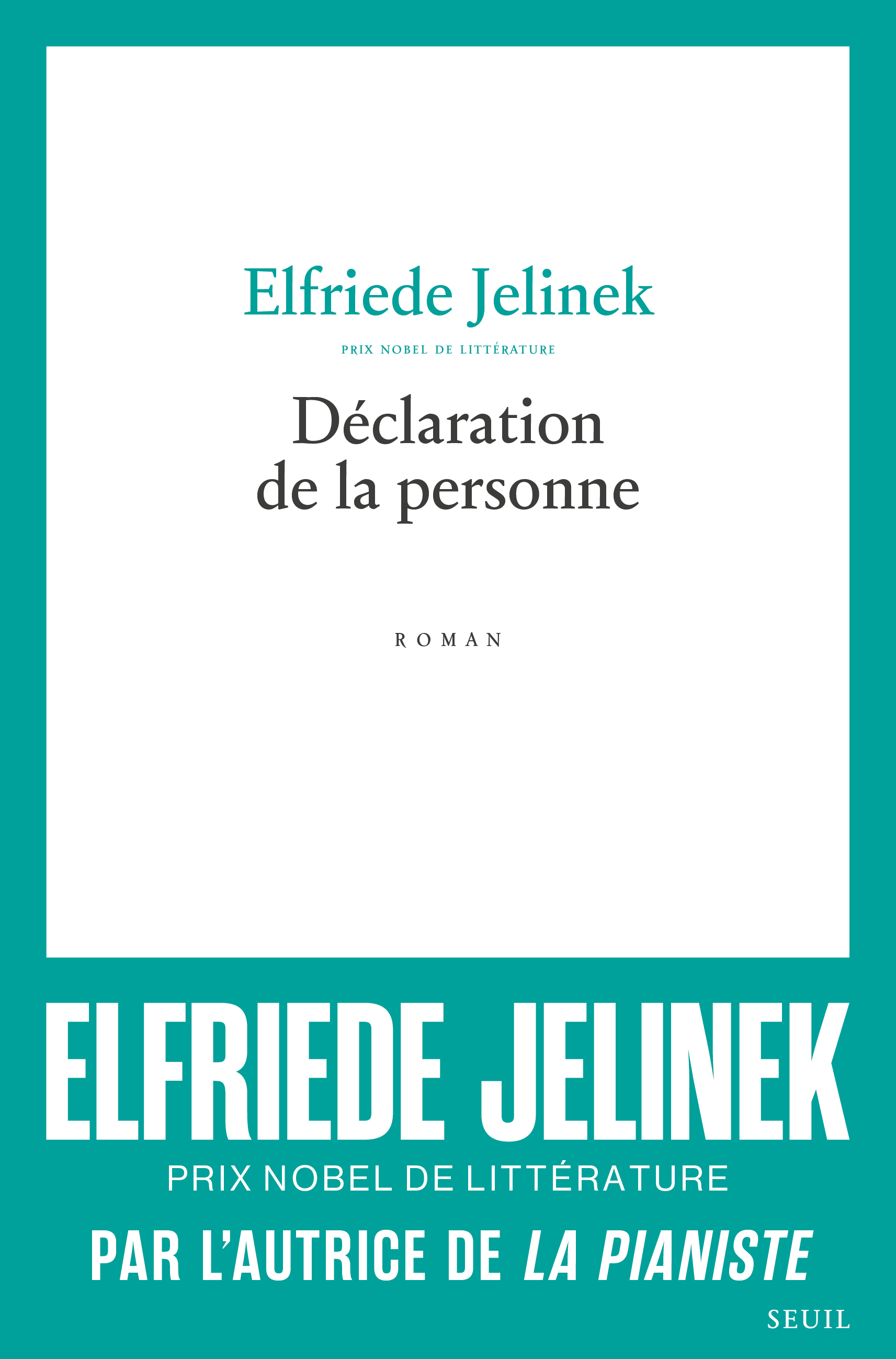 DECLARATION DE LA PERSONNE