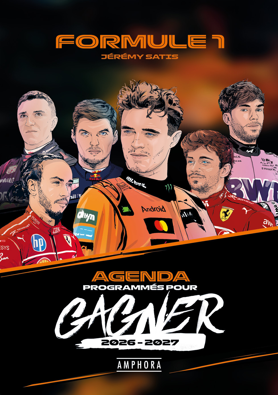 AGENDA FORMULE 1 2026-2027 - ILLUSTRATIONS, COULEUR