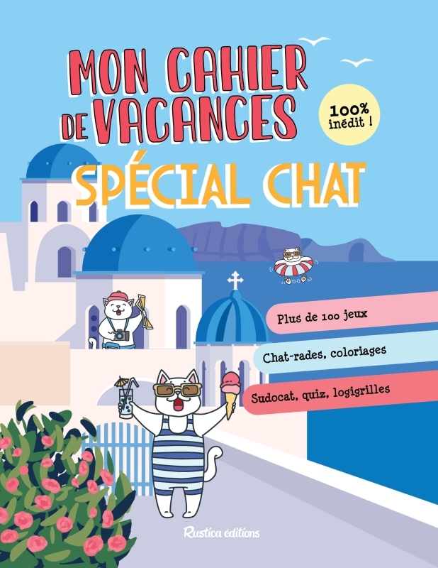 Plus de 100 jeux, Chat-rades, coloriages, Sudocat, quiz, logigrilles