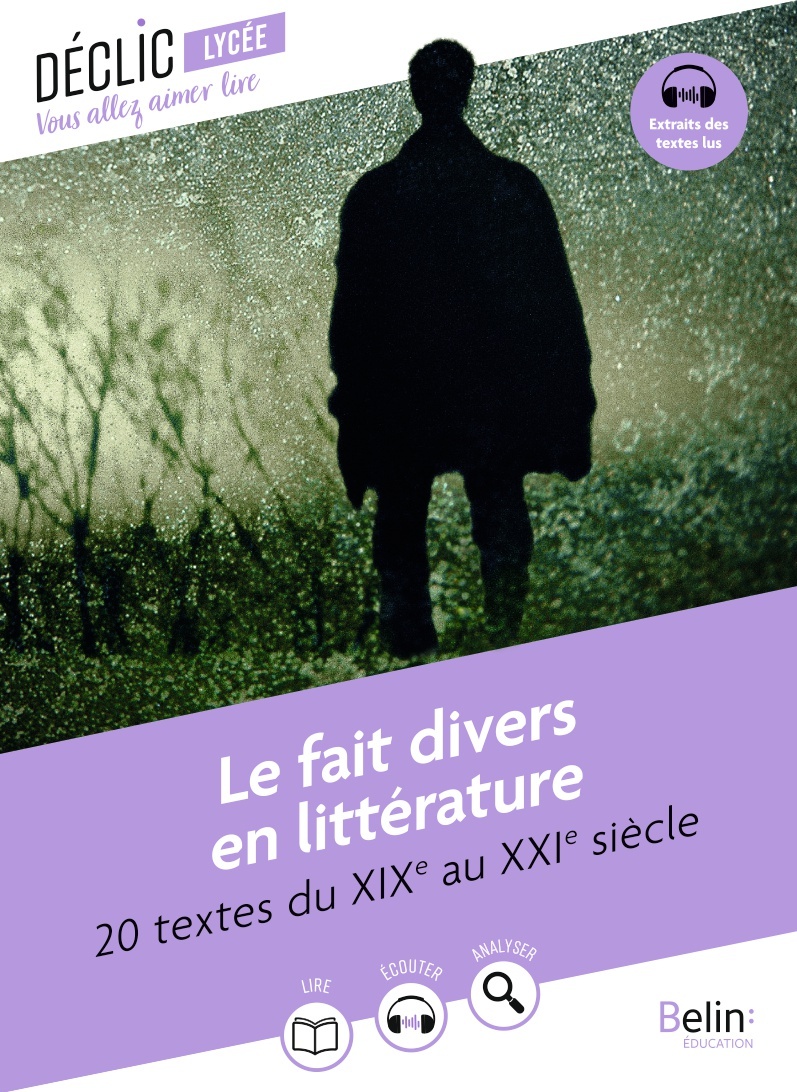 Le fait divers en littérature - 20 textes du XIXe au XXIe siècle