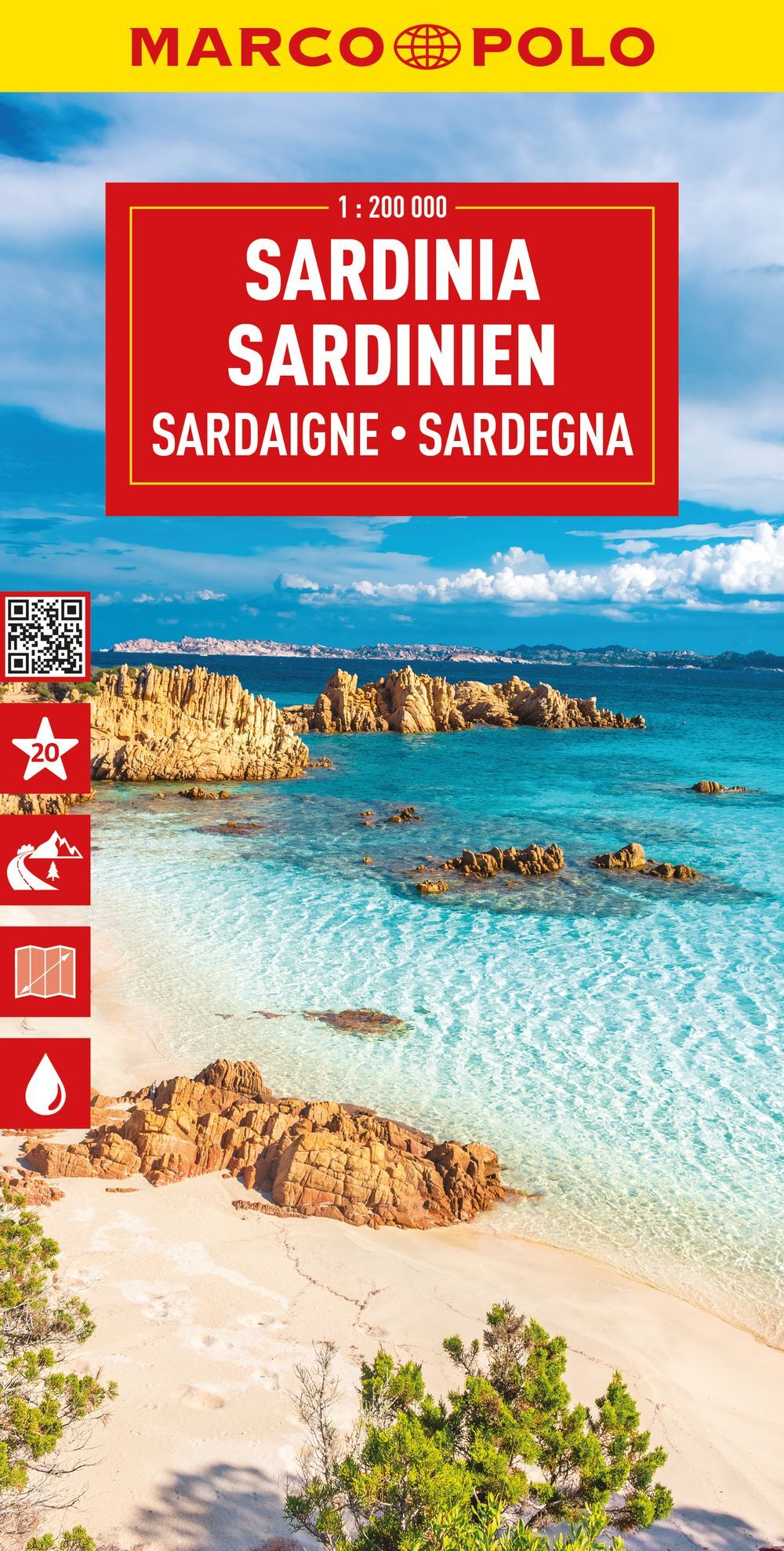 Sardaigne 1 : 200.000 - Marco Polo Highlights